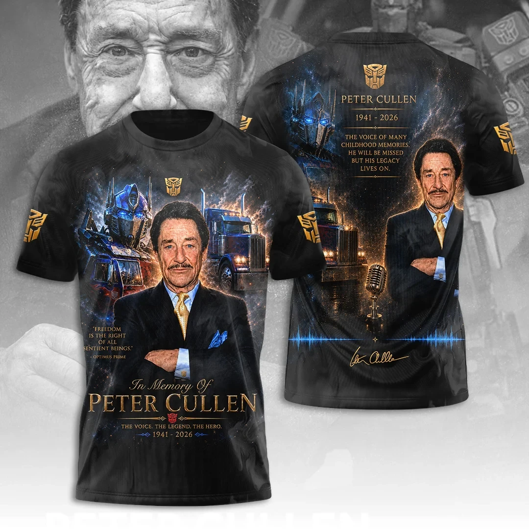 Peter Cullen Tribute Shirt 1941-2026 Legendary Optimus Prime Voice Memorial Gift
