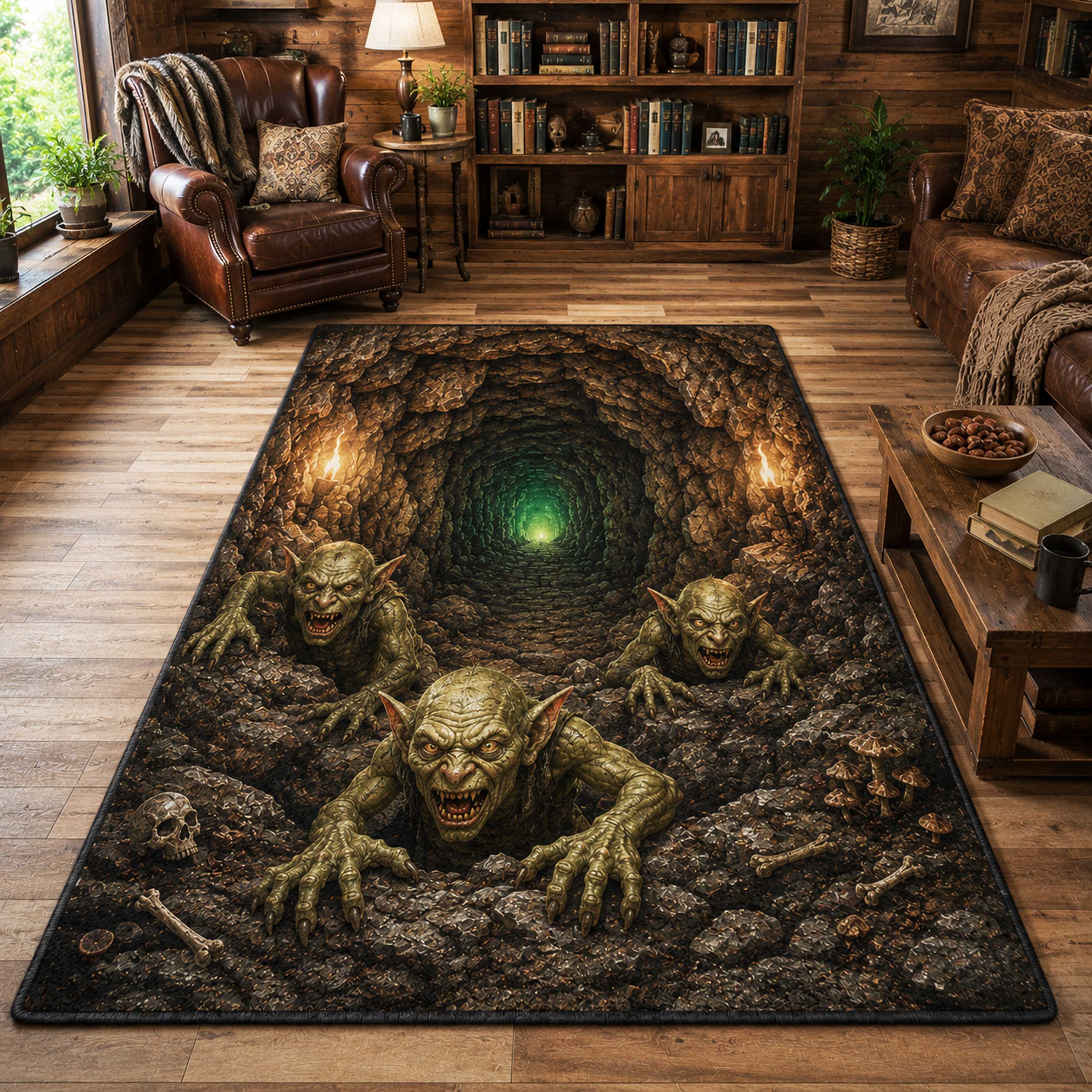 Phantom Depth Area Rug Halloween Inside Decor Halloween Gifts For Men