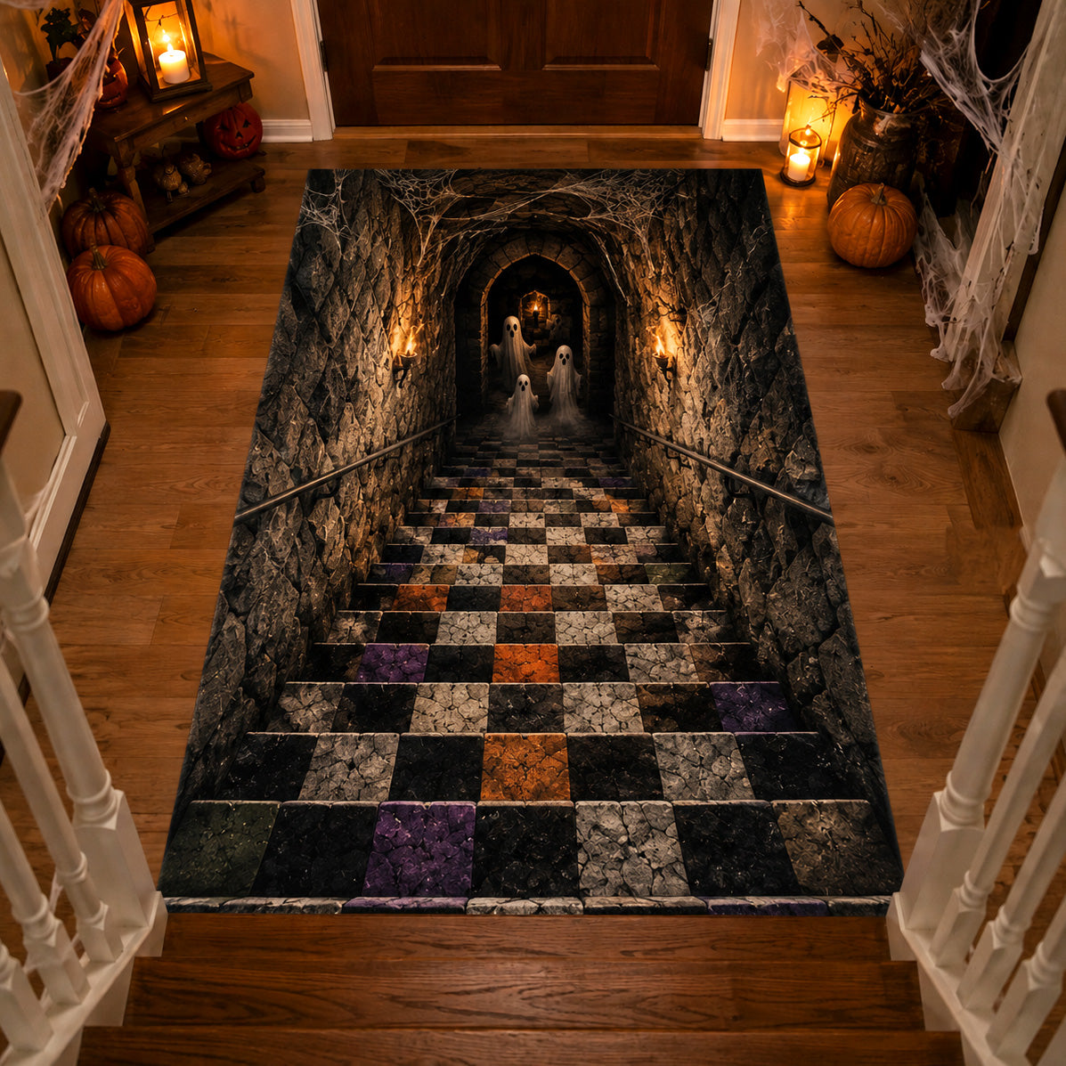 Phantom Descent Area Rug Halloween Living Room Rug Halloween Themed Gifts Phantom Descent Area Rug Halloween Living Room Rug Halloween Themed Gifts