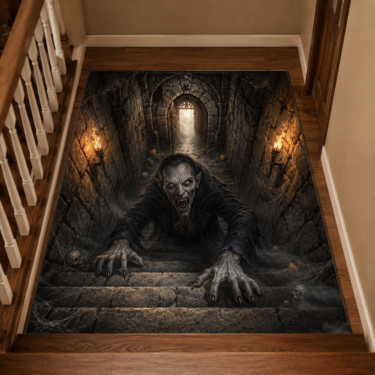 Phantom Rise Area Rug Halloween House Decorations Cool Halloween Gifts