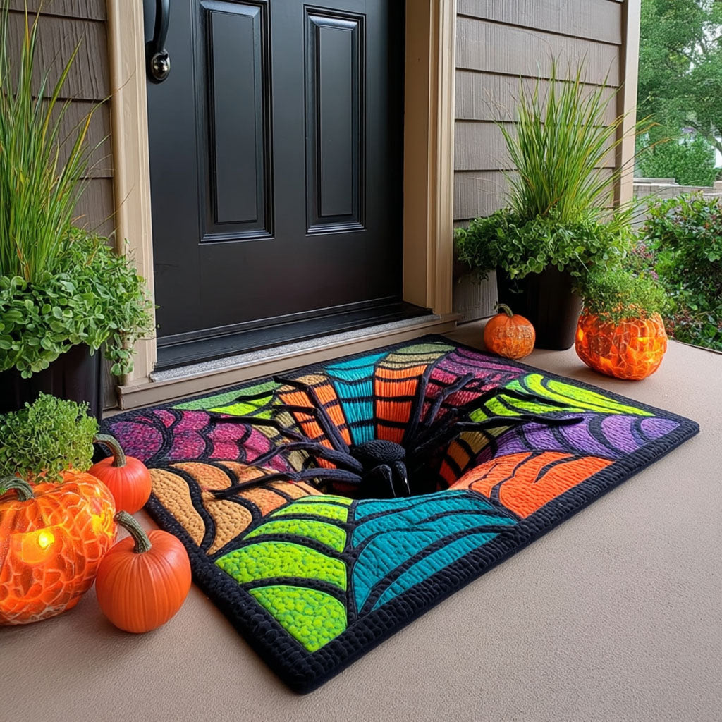 Phantom Weave Doormat Spider Halloween Mats Unique Housewarming Gifts For Family