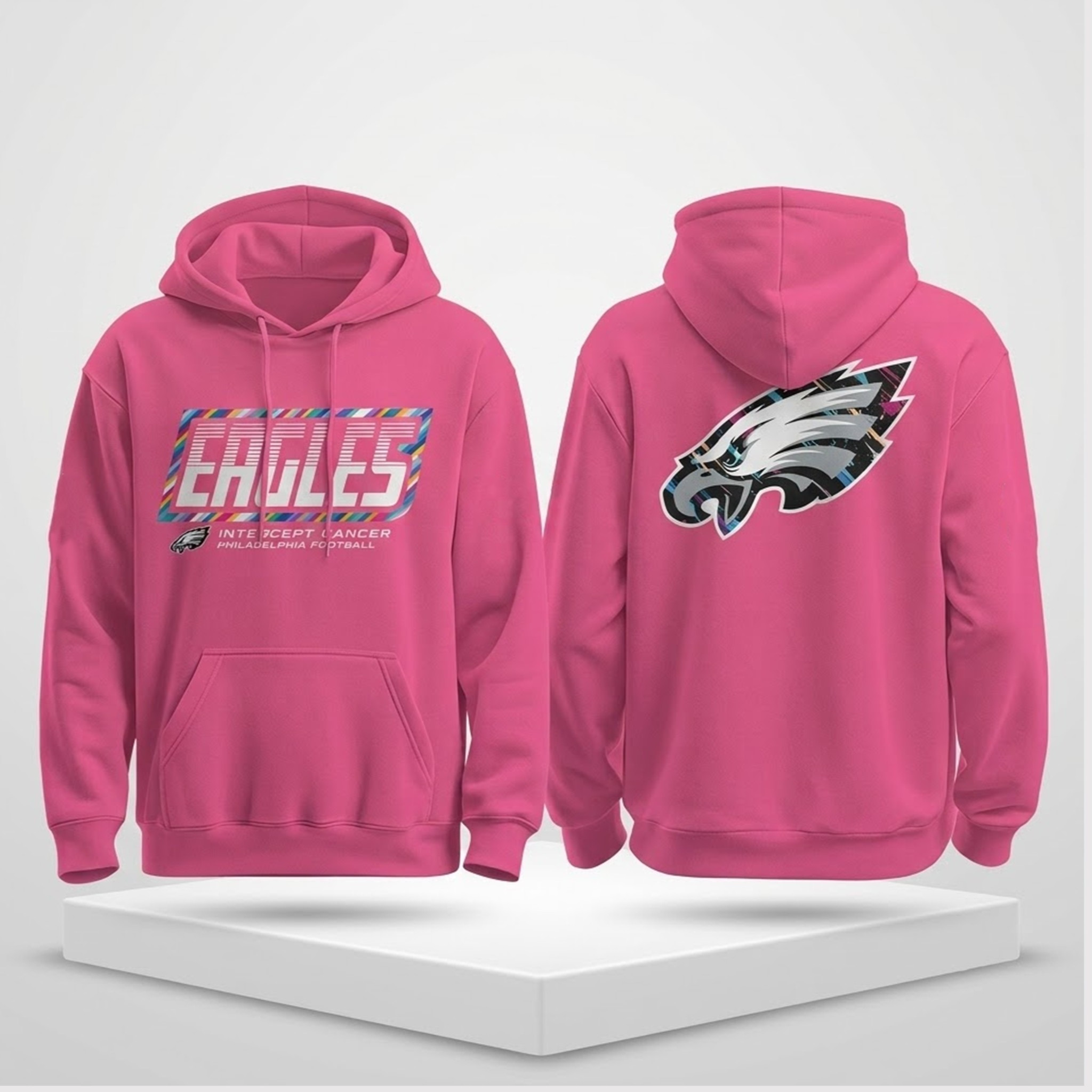 Philadelphia Eagles Crucial Catch Pink 2026 Hoodie NFL Crucial Catch Merch Football Lovers Gift Philadelphia Eagles Crucial Catch Pink 2026 Hoodie NFL Crucial Catch Merch Football Lovers Gift