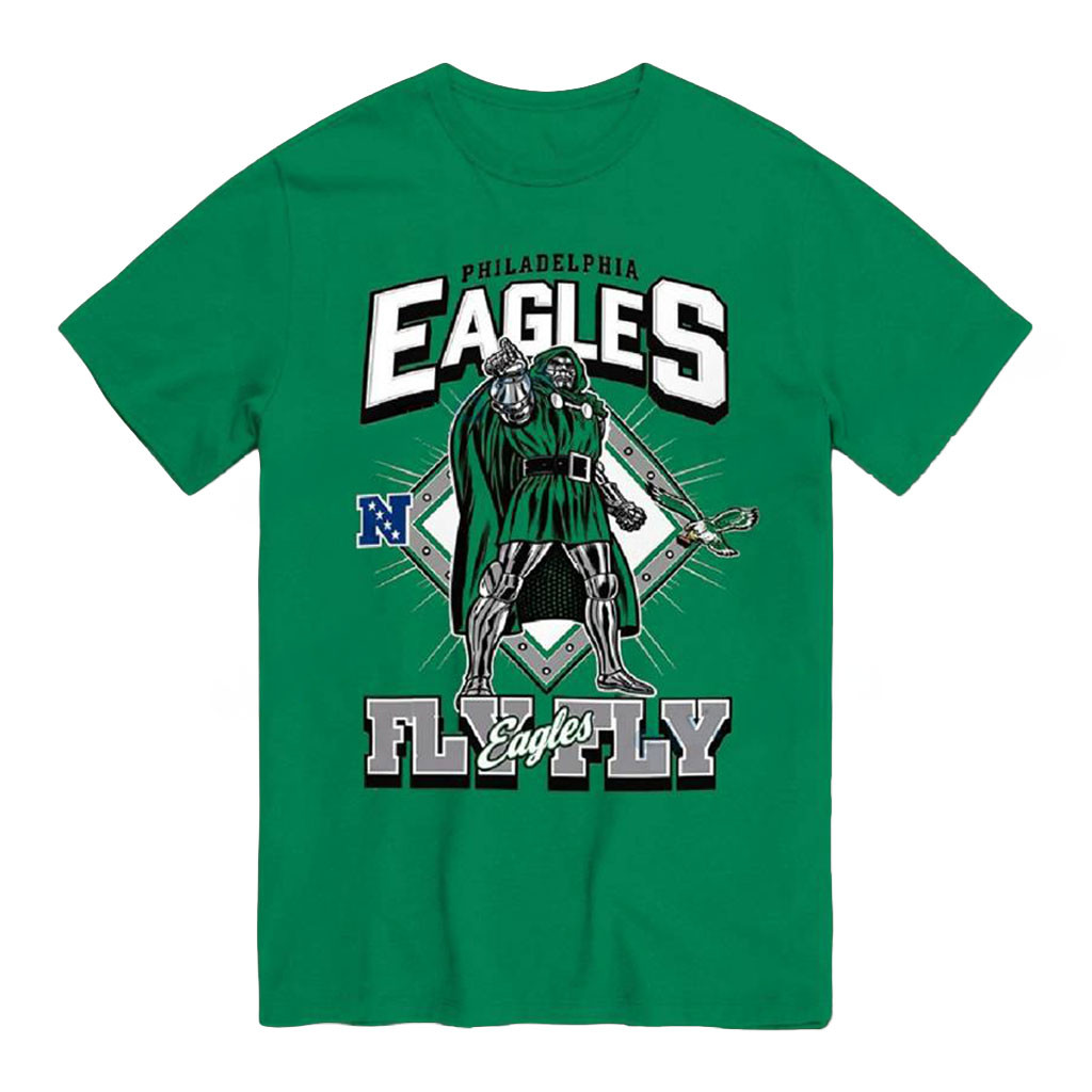 Philadelphia Eagles Doctor Doom Marvel T-Shirt Fly Eagles Fly Shirt Philadelphia Eagles Merch