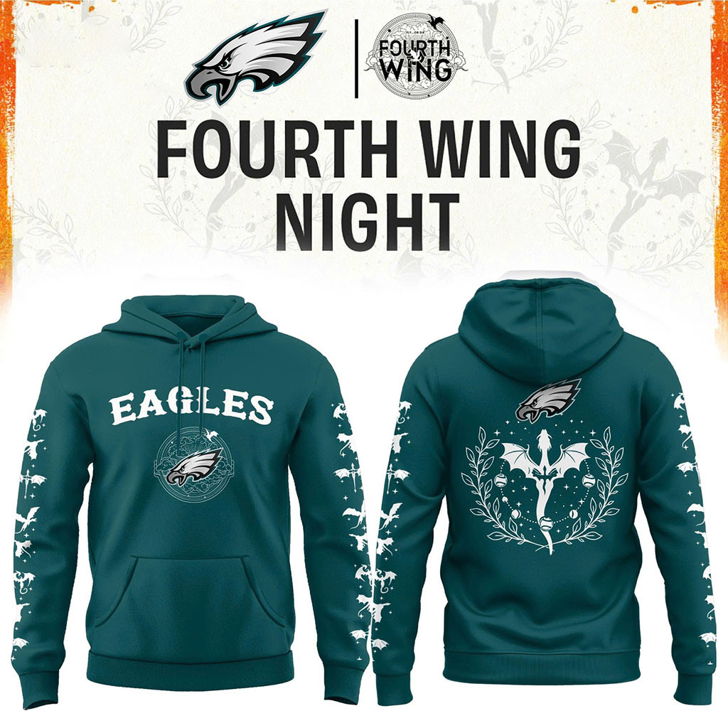 Philadelphia Eagles Dragon Wing Fantasy Night 2026 Hoodie Philly Eagles Merch Football Fan Gear