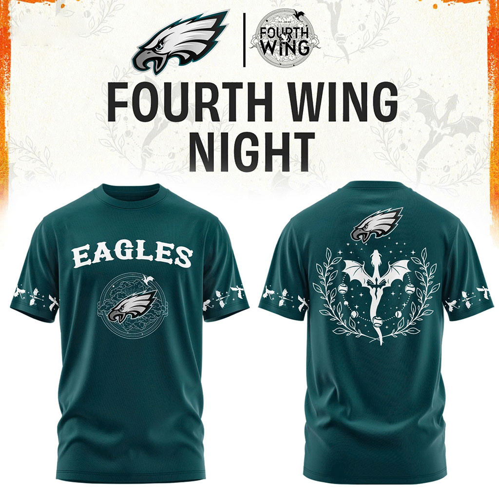 Philadelphia Eagles Dragon Wing Fantasy Night 2026 T-Shirt Eagles Merch Football Lover Gifts