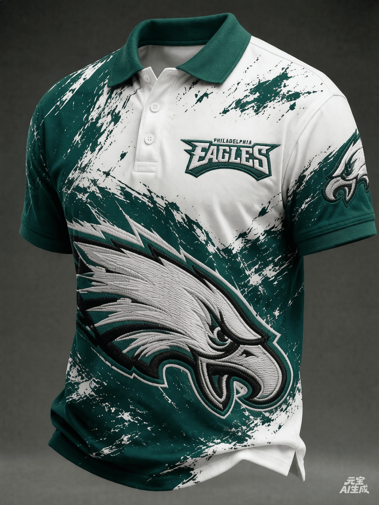 Philadelphia Eagles Football Polo Shirt Eagles Merch Best Gifts For Football Fans