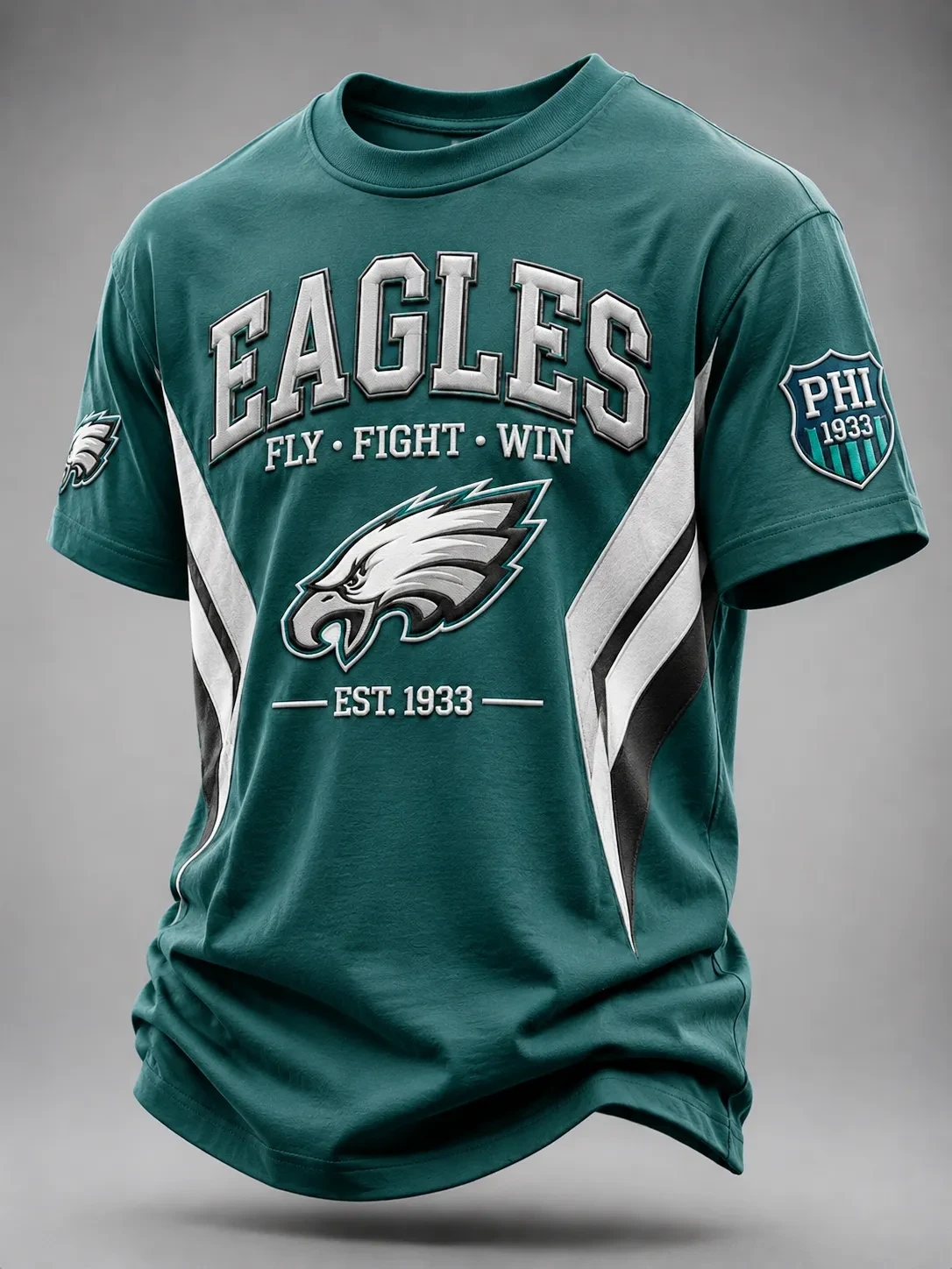 Philadelphia Eagles Merch Fly Fight Win T-Shirt 2026 Game Day Gifts For Football Lovers