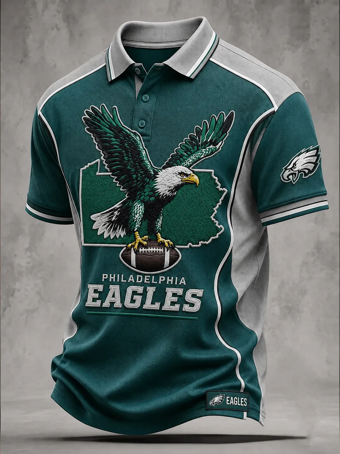 Philadelphia Eagles Merch Football Eagle Polo Shirt Game Day Fan Apparel Dad Gifts Philadelphia Eagles Merch Football Eagle Polo Shirt Game Day Fan Apparel Dad Gifts