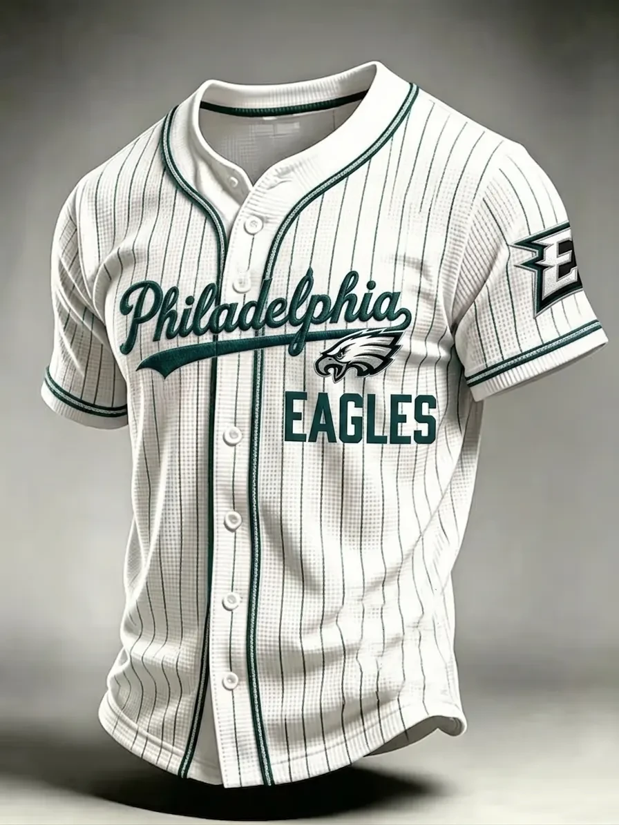 Philadelphia Eagles Merch Game Day Eagles Baseball Jersey Best Gift For Football Lovers