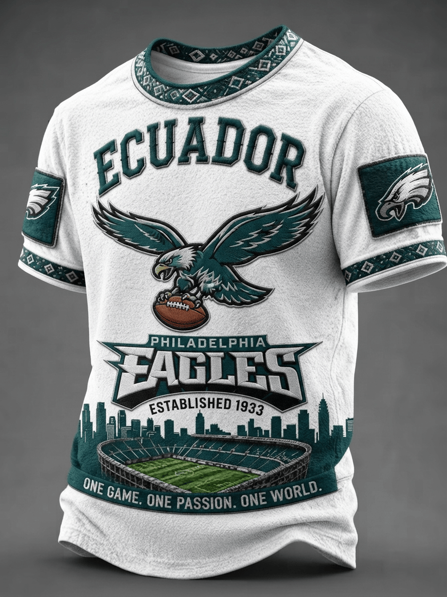 Philadelphia Eagles Merch One Game One Passion One World Shirt Philadelphia Football T-Shirt