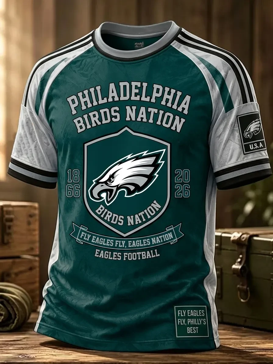 Philadelphia Eagles Merch Philadelphia Birds Nation T-Shirt Game Day Gifts for Football Fan
