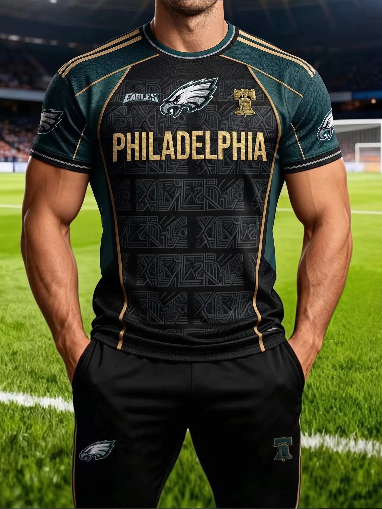Philadelphia Eagles Merch Philadelphia Football Game Day T-Shirt Gifts for Football Lovers