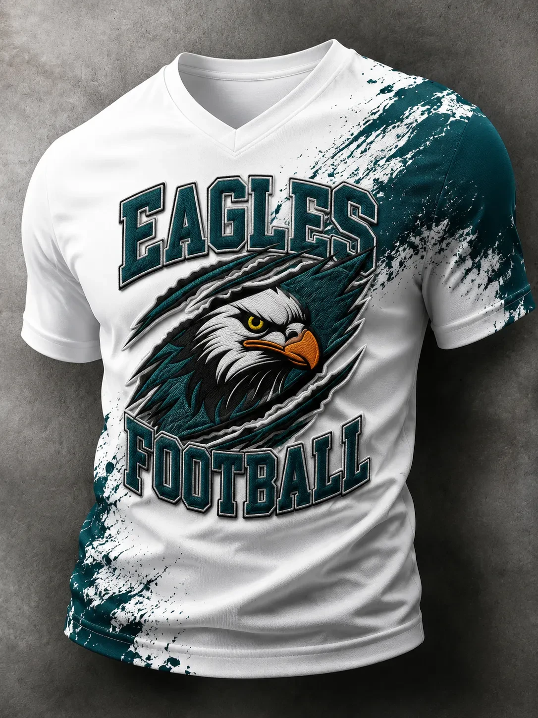 Philadelphia Eagles Merch Philadelphia Football Game Day V-Neck T-Shirt Eagles Fans Gifts