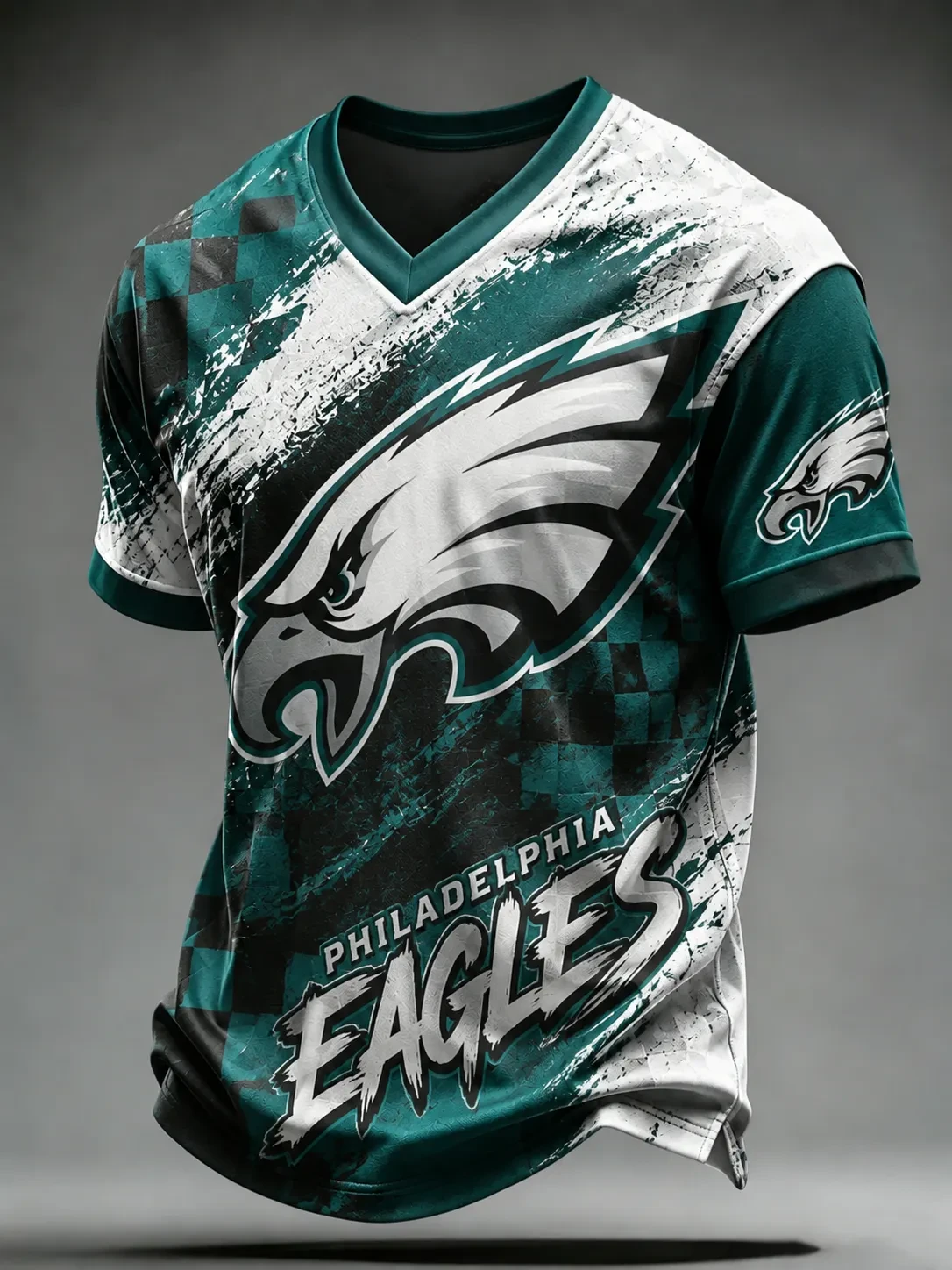 Philadelphia Eagles Merch Philadelphia Football Game Day V-Neck T-Shirt Fly Eagles Fly Shirt