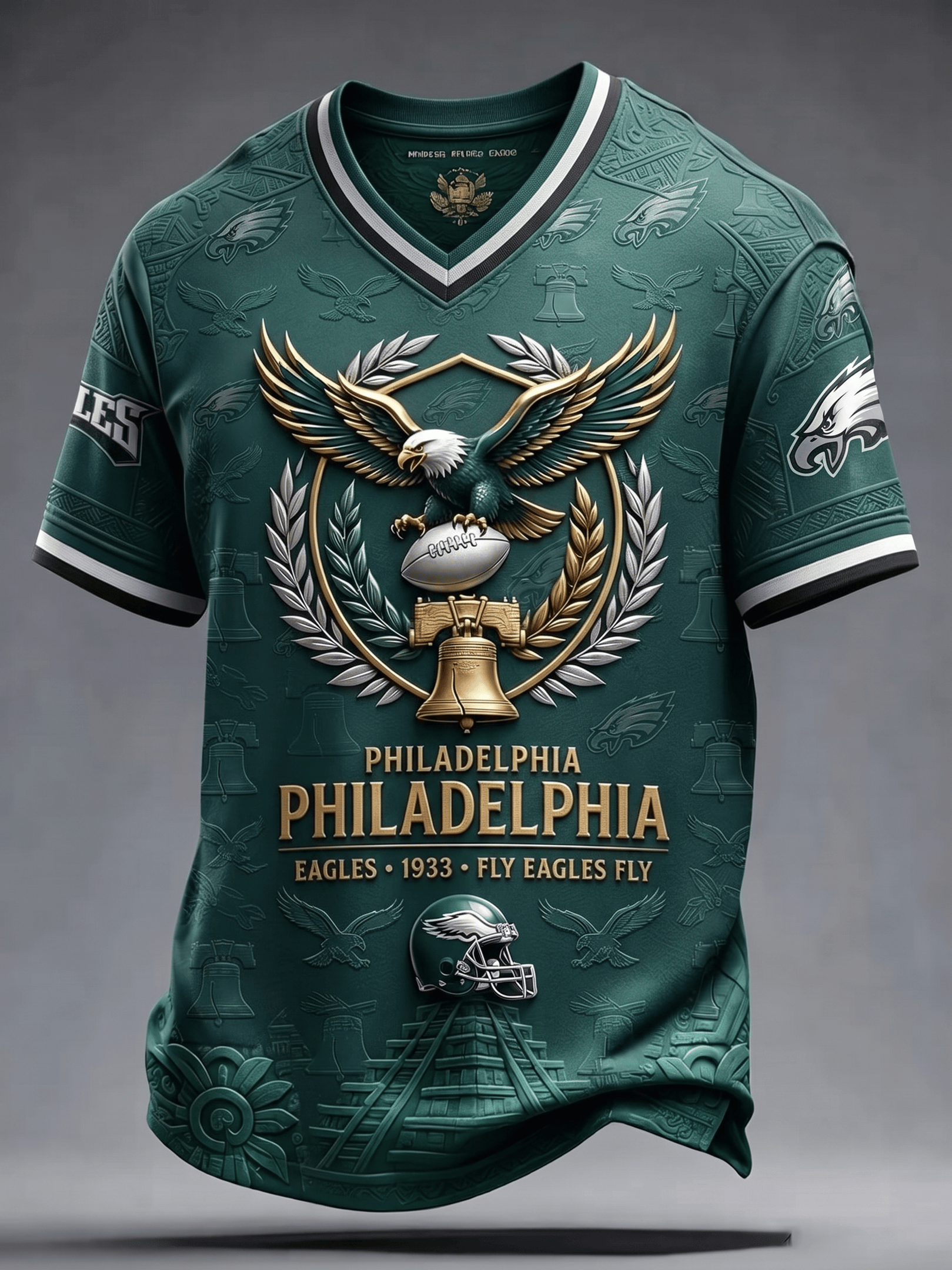 Philadelphia Eagles Merch Philadelphia Football Game Day V-Neck T-Shirt Gifts For Brother Philadelphia Eagles Merch Philadelphia Football Game Day V-Neck T-Shirt Gifts For Brother