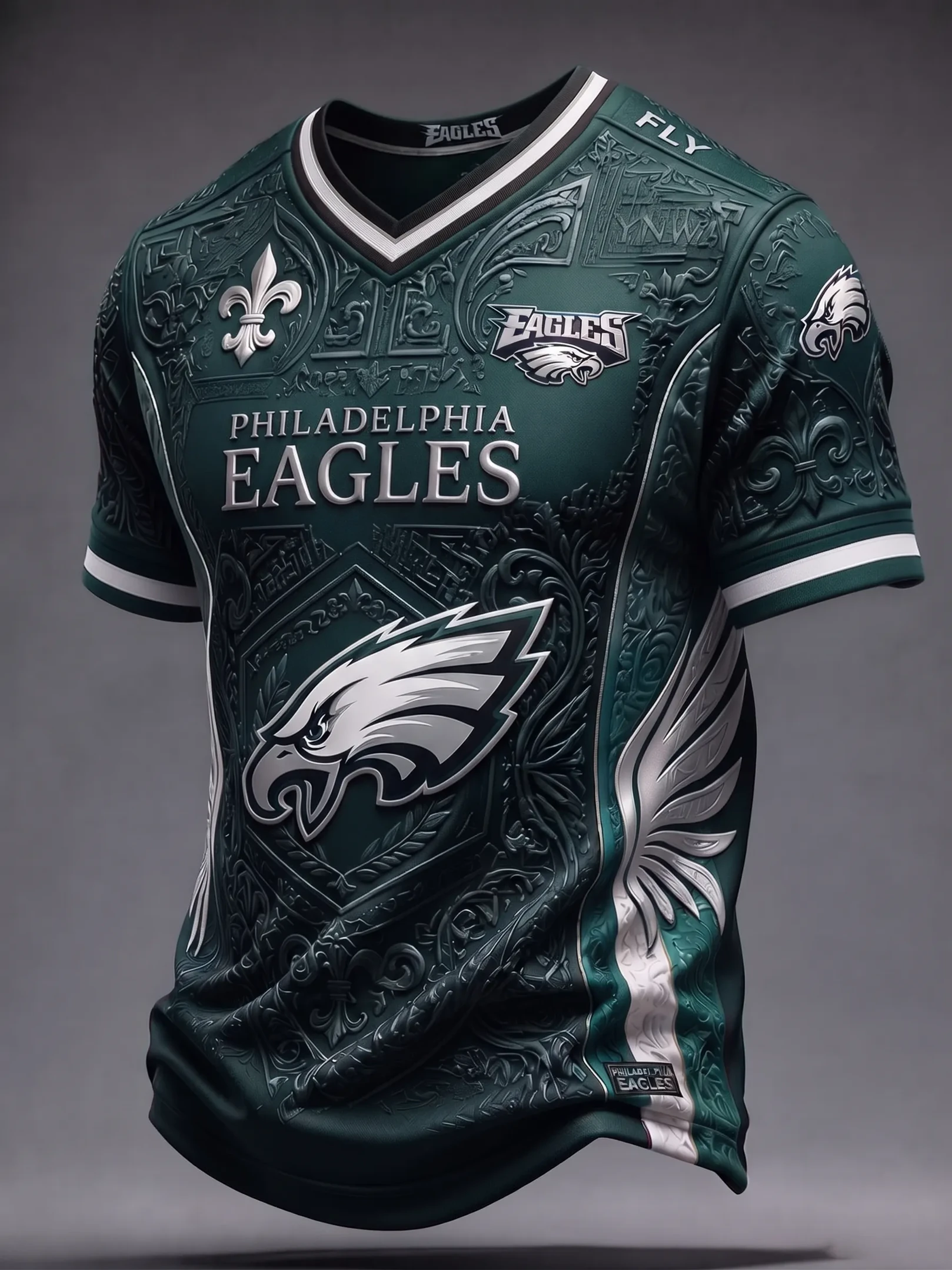 Philadelphia Eagles Merch Philadelphia Football V-Neck T-Shirt Game Day Gifts For Fan Philadelphia Eagles Merch Philadelphia Football V-Neck T-Shirt Game Day Gifts For Fan