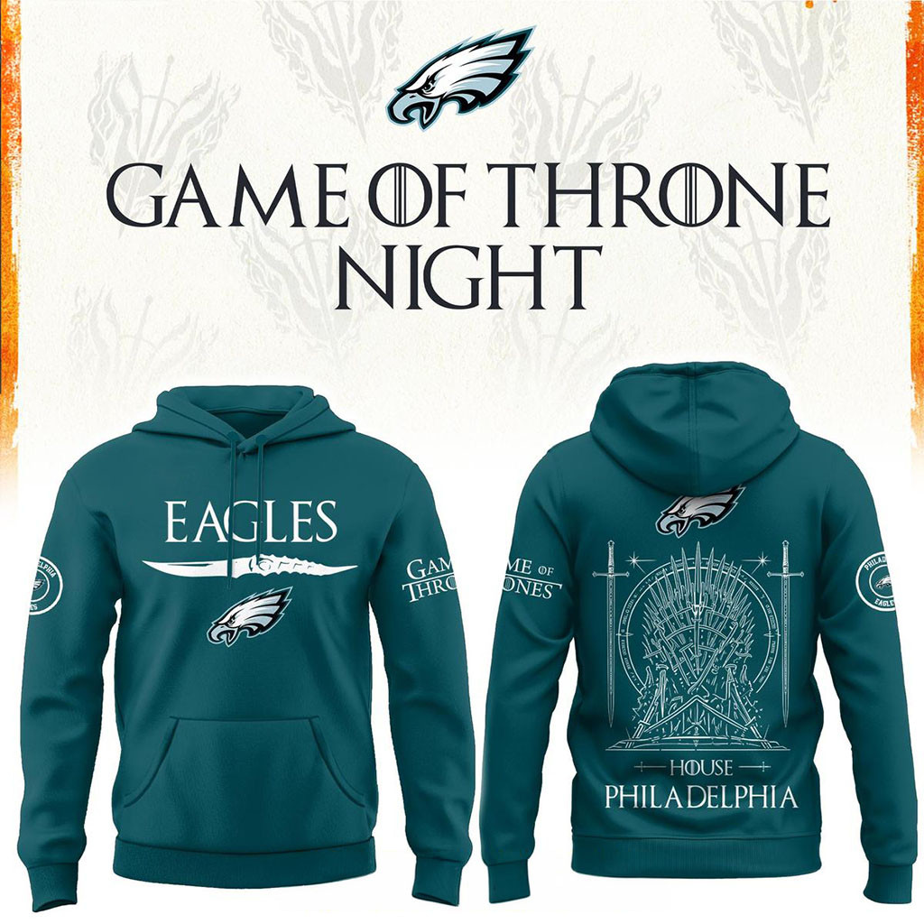 Philadelphia Eagles x Game Of Thrones 2026 House Of The Dragons Hoodie Eagles Merch Fan Gifts Philadelphia Eagles x Game Of Thrones 2026 House Of The Dragons Hoodie Eagles Merch Fan Gifts