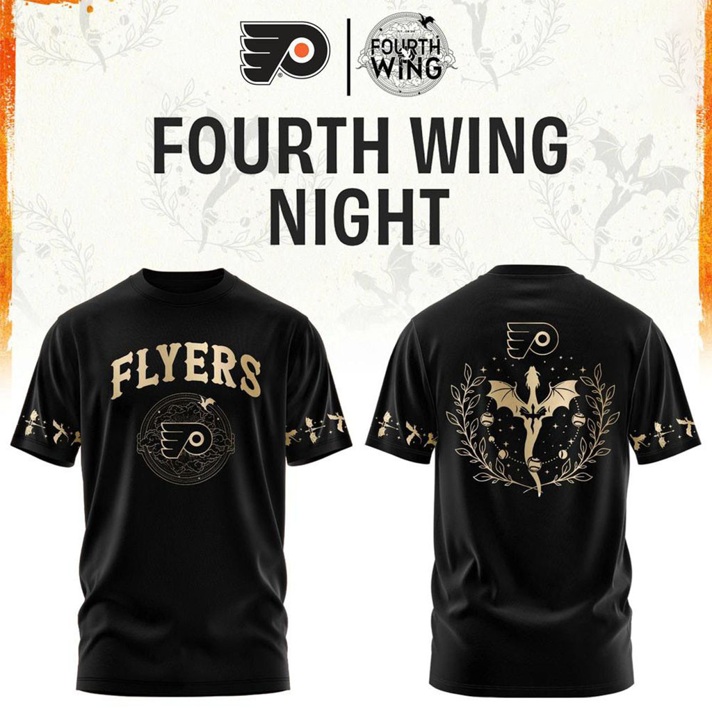 Philadelphia Flyers Fourth Wing Night T-Shirt Flyers Merch Good Gifts For Hockey Fans