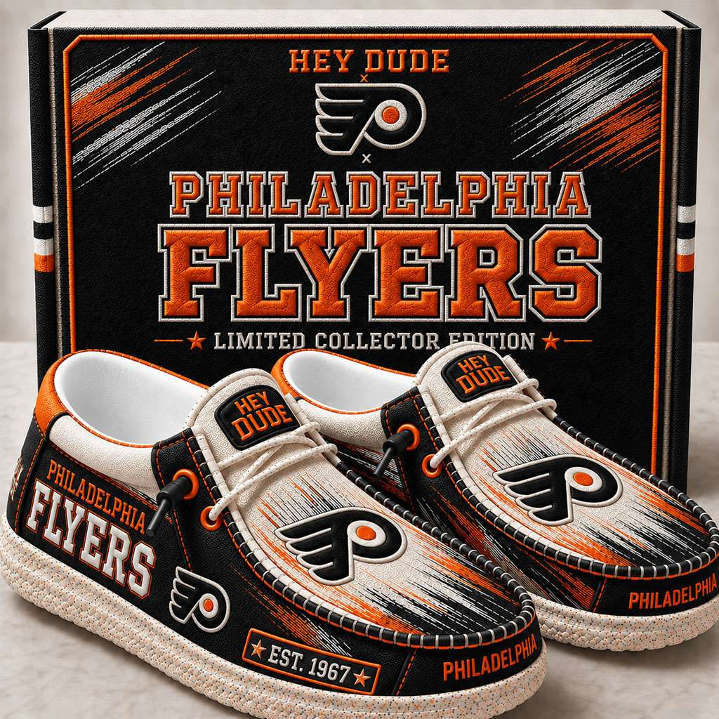 Philadelphia Flyers Merch Est 1967 Philadelphia Hockey Slip-On Loafers Gifts For Fan