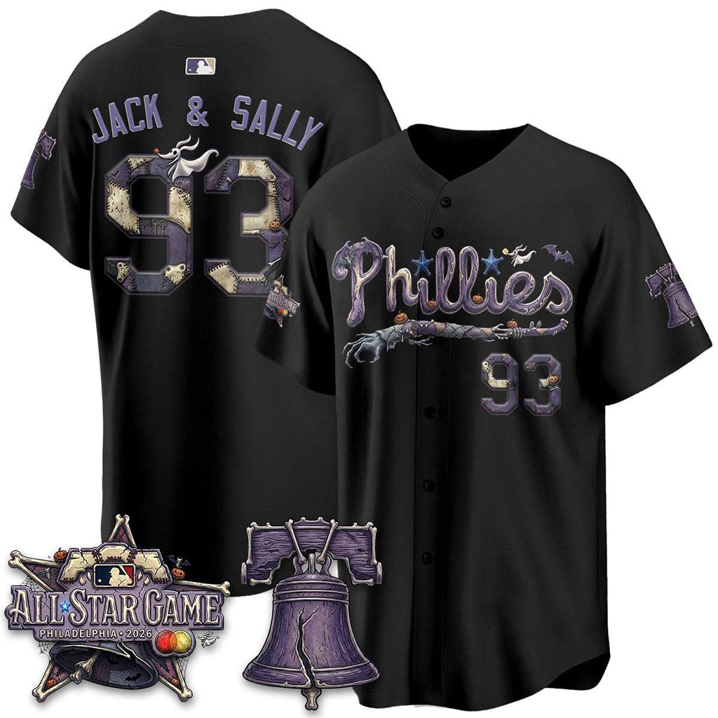 Philadelphia Phillies Halloween Nightmare Edition Vapor Jersey Phillies Merch Baseball Fan Gift Philadelphia Phillies Halloween Nightmare Edition Vapor Jersey Phillies Merch Baseball Fan Gift