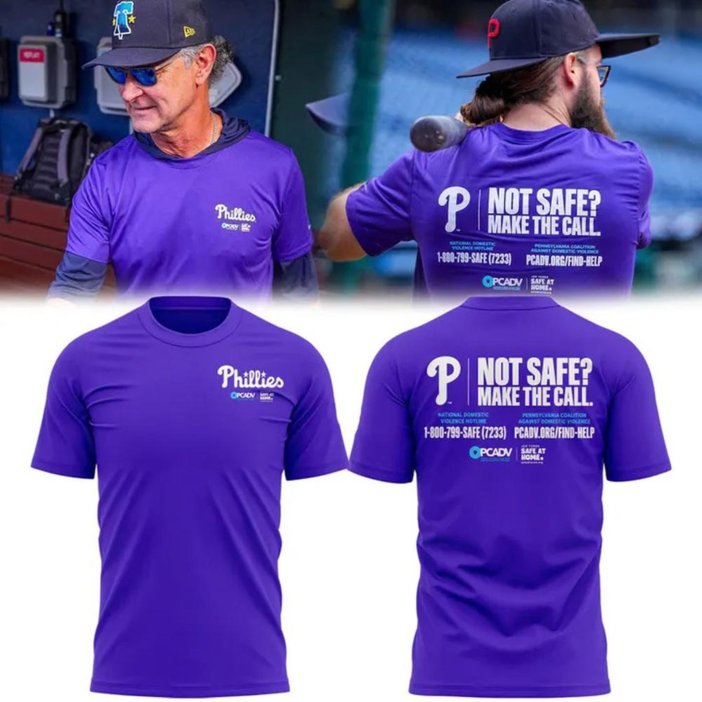 Philadelphia Phillies Not Safe Make The Call 2026 T-Shirt Phillies Merch Gifts For Fans