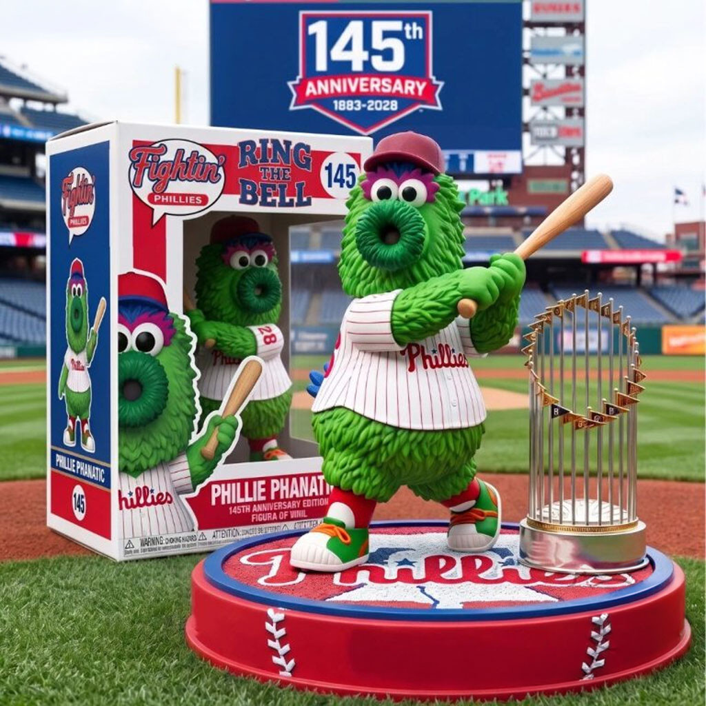 Phillie Phanatic 145th Anniversary Mascot Funko Pop Philadelphia Phillies Merch Fan Gifts Phillie Phanatic 145th Anniversary Mascot Funko Pop Philadelphia Phillies Merch Fan Gifts