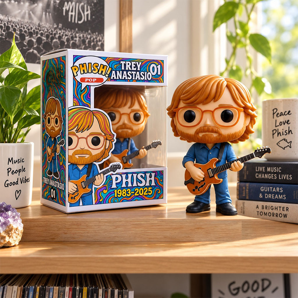 PHISH 42nd Anniversary Funko Pop Trey Anastasio Pop Figure PHISH Band Merch Gift For Fans