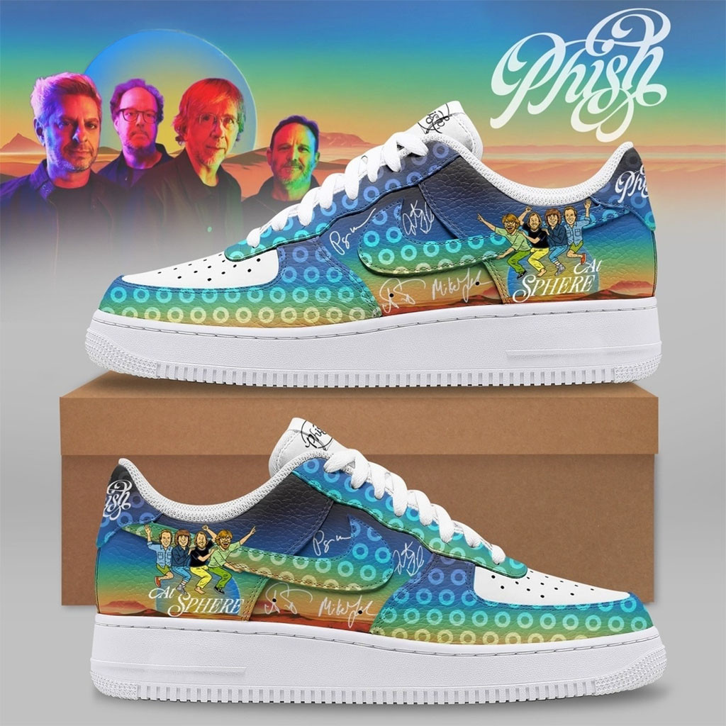 Phish At Sphere Sneakers Jam Band Graphic Shoes Phish Merch Gifts For Fans Phish At Sphere Sneakers Jam Band Graphic Shoes Phish Merch Gifts For Fans