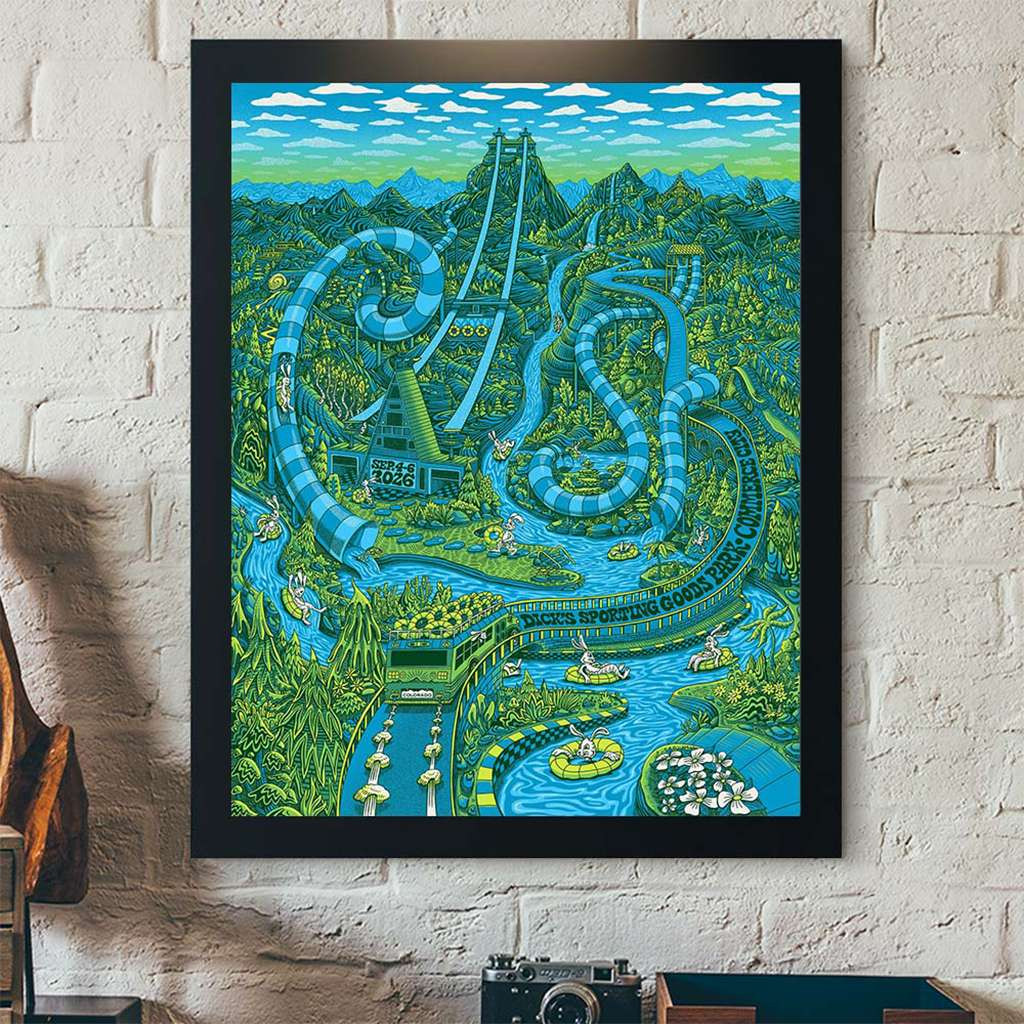 Phish Dry Goods Commerce City Colorado 2026 Event Poster Phish Merch Rock Lover Wall Art Decor