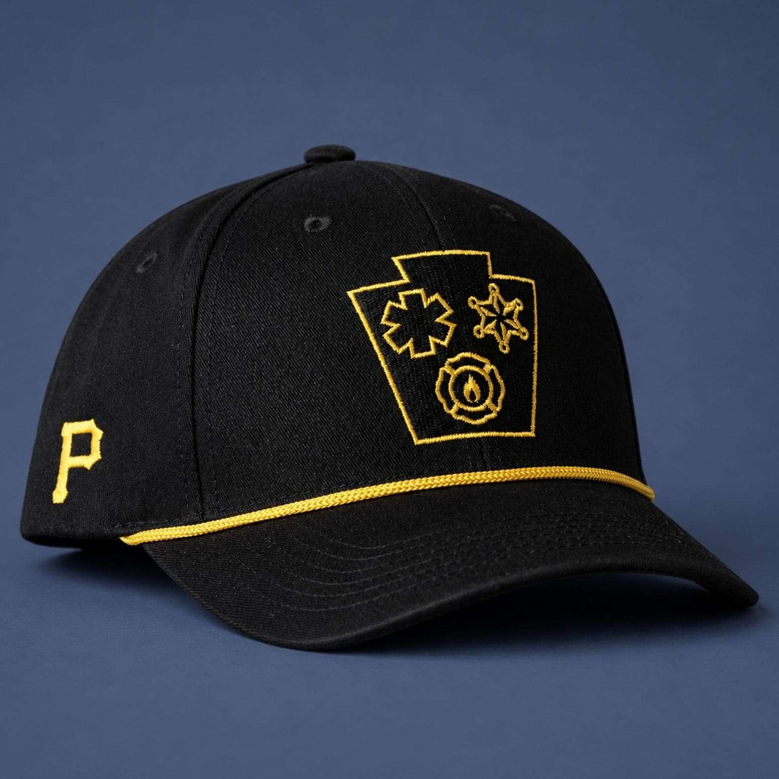 Pirates First Responders 2026 Hat Embroidered Pittsburgh Pirates Merch Gifts For Baseball Fans