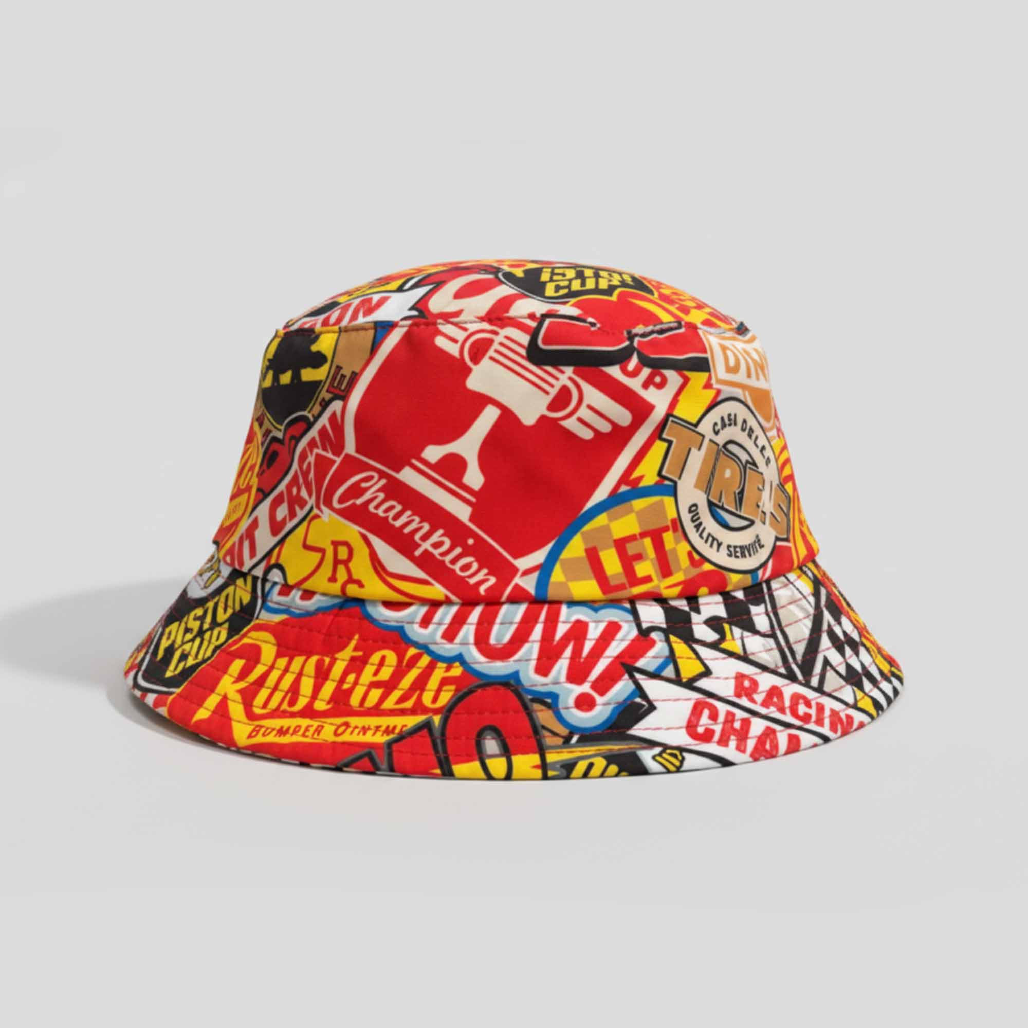 Piston Cup Car Rust eze Bucket Hat
