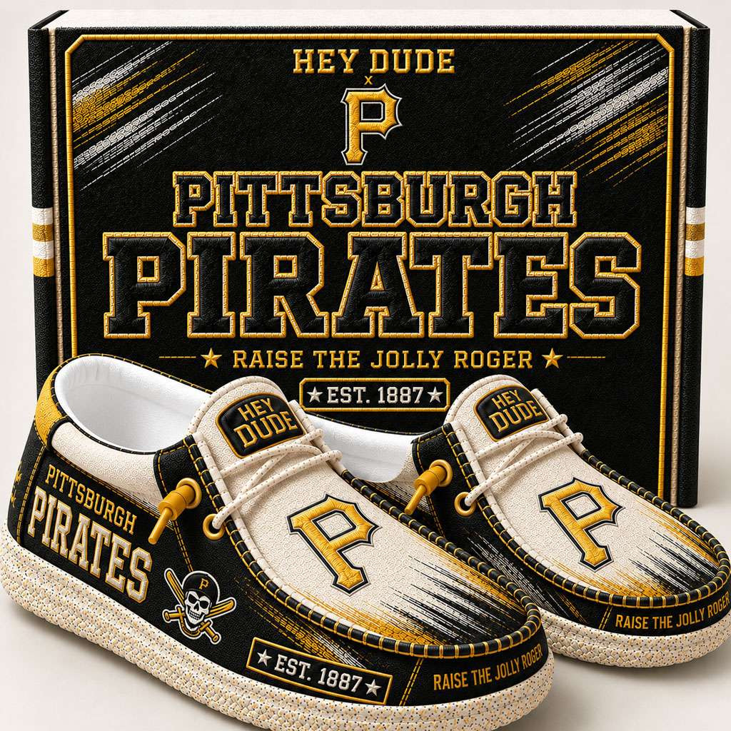 Pittsburgh Pirates Merch Est 1887 Raise The Jolly Roger Slip-On Loafers Gift Ideas For Fans Pittsburgh Pirates Merch Est 1887 Raise The Jolly Roger Slip-On Loafers Gift Ideas For Fans