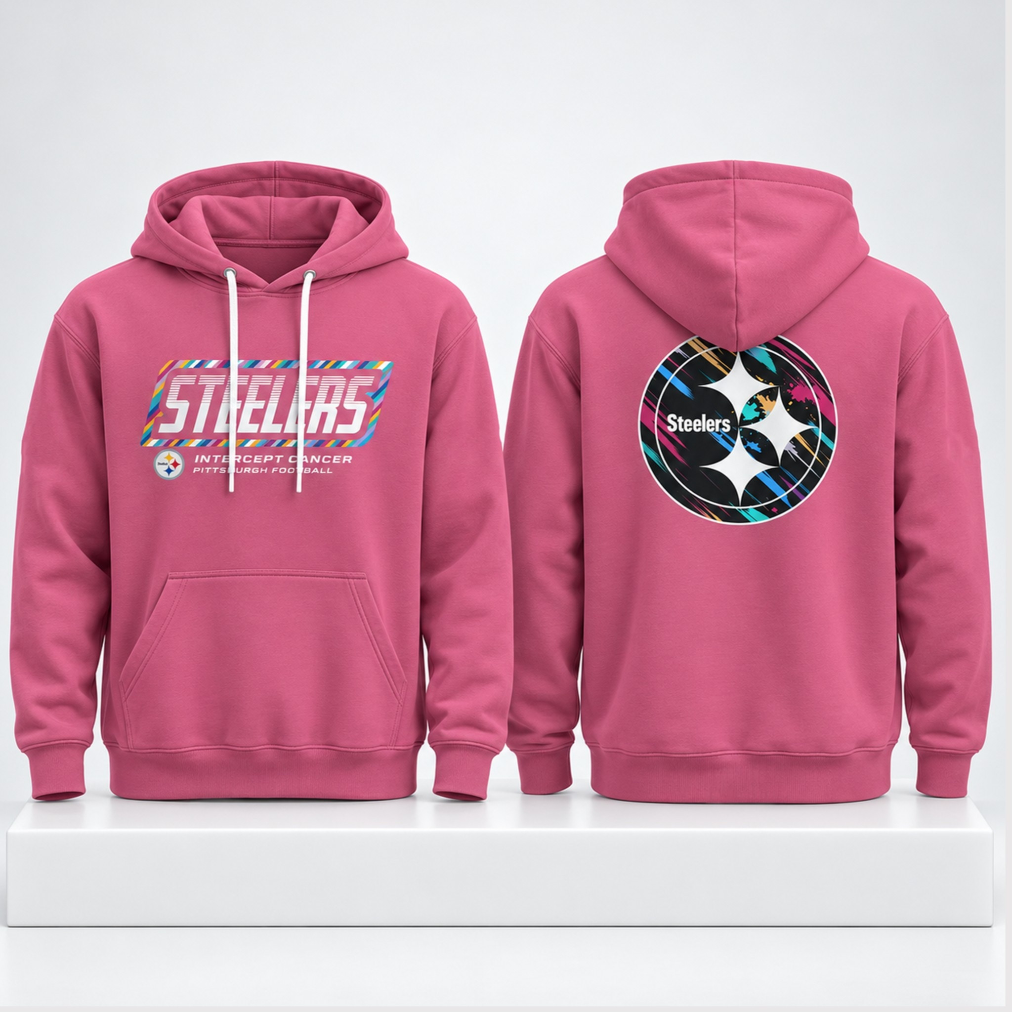Pittsburgh Steelers Crucial Catch Pink 2026 Hoodie NFL Crucial Catch Merch Gifts For Football Fan Pittsburgh Steelers Crucial Catch Pink 2026 Hoodie NFL Crucial Catch Merch Gifts For Football Fan