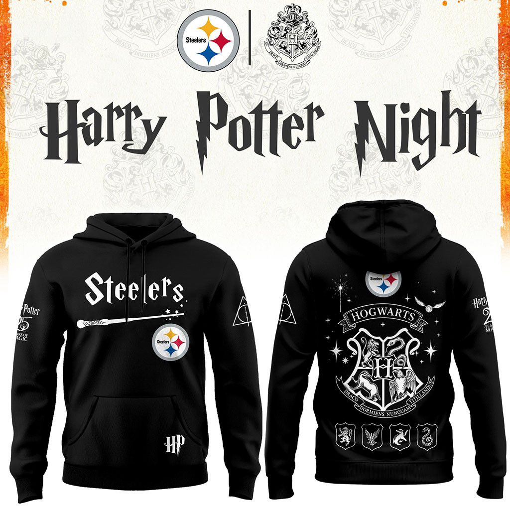 Pittsburgh Steelers Harry Potter 25th Anniversary Hoodie 2026 Steelers Merch Game Day Apparel Pittsburgh Steelers Harry Potter 25th Anniversary Hoodie 2026 Steelers Merch Game Day Apparel