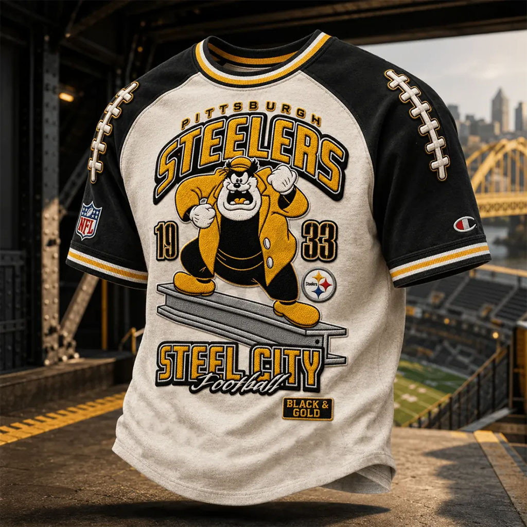 Pittsburgh Steelers Mascot Steel City Football Shirt Steelers Merch Gifts For Football Fan