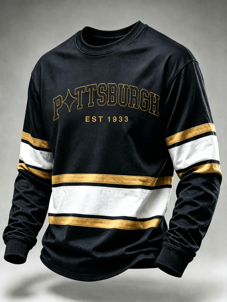 Pittsburgh Steelers Merch Est 1933 Pittsburgh Football Long Sleeve T-Shirt Game Day Gifts