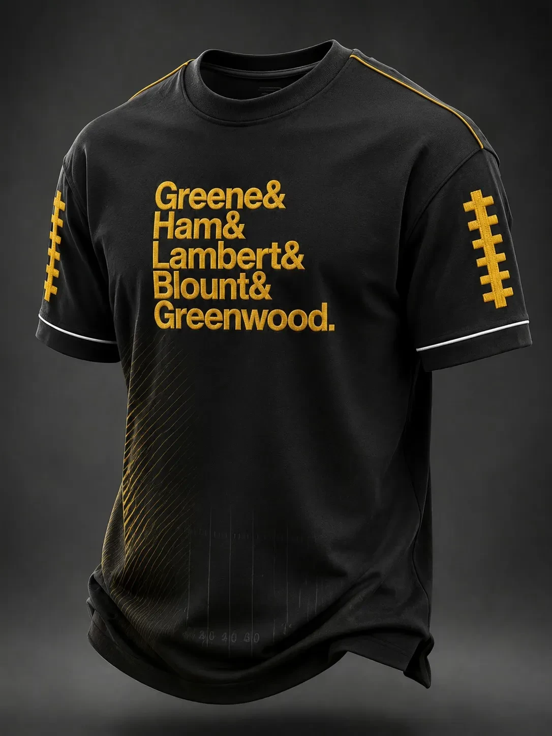 Pittsburgh Steelers Merch Game Day Pittsburgh Football T-Shirt Greene And Ham And Lambert Pittsburgh Steelers Merch Game Day Pittsburgh Football T-Shirt Greene And Ham And Lambert
