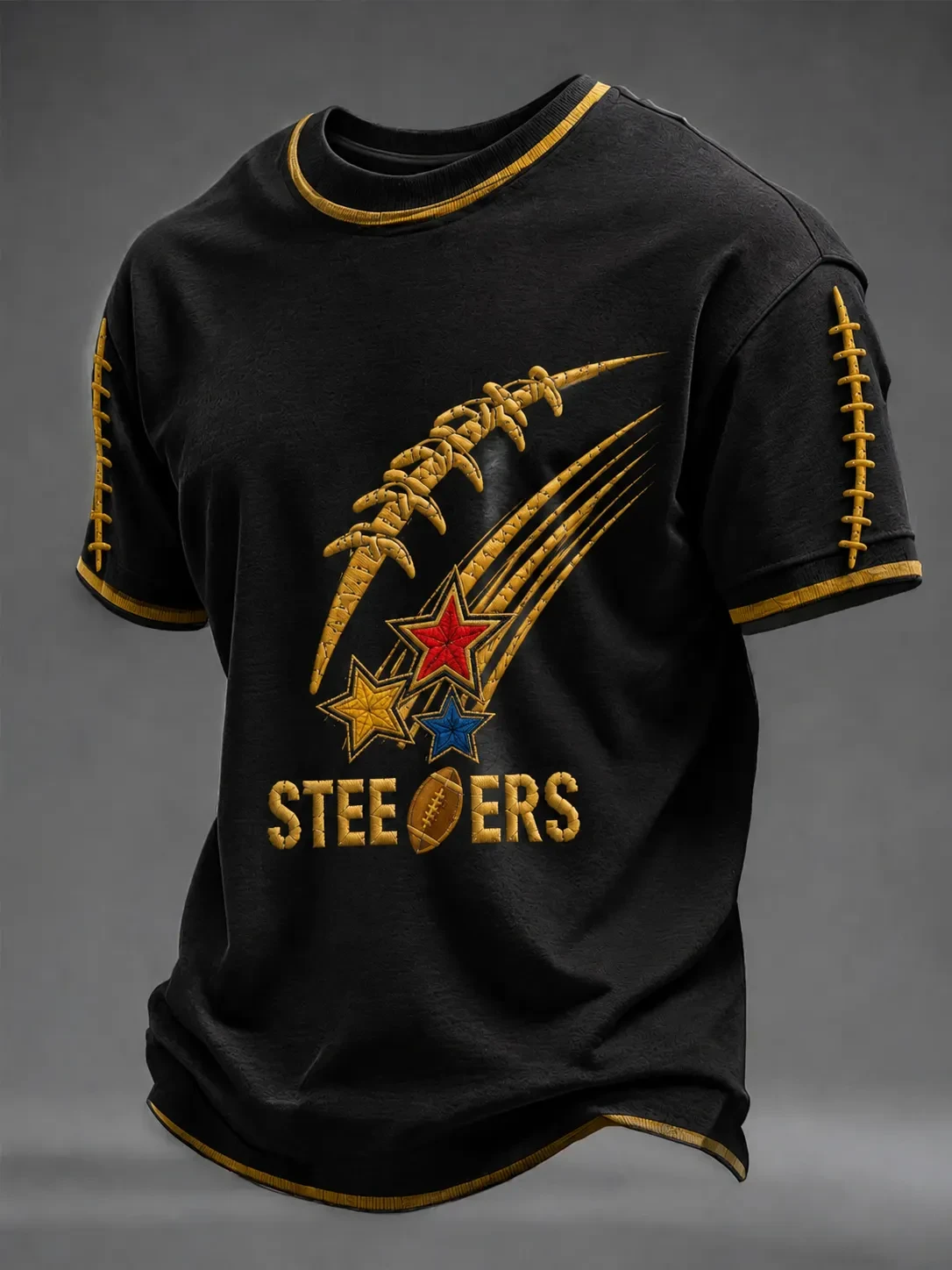 Pittsburgh Steelers Merch Game Day Pittsburgh Football T-Shirt Steelers Fan Outfit Dad Gifts