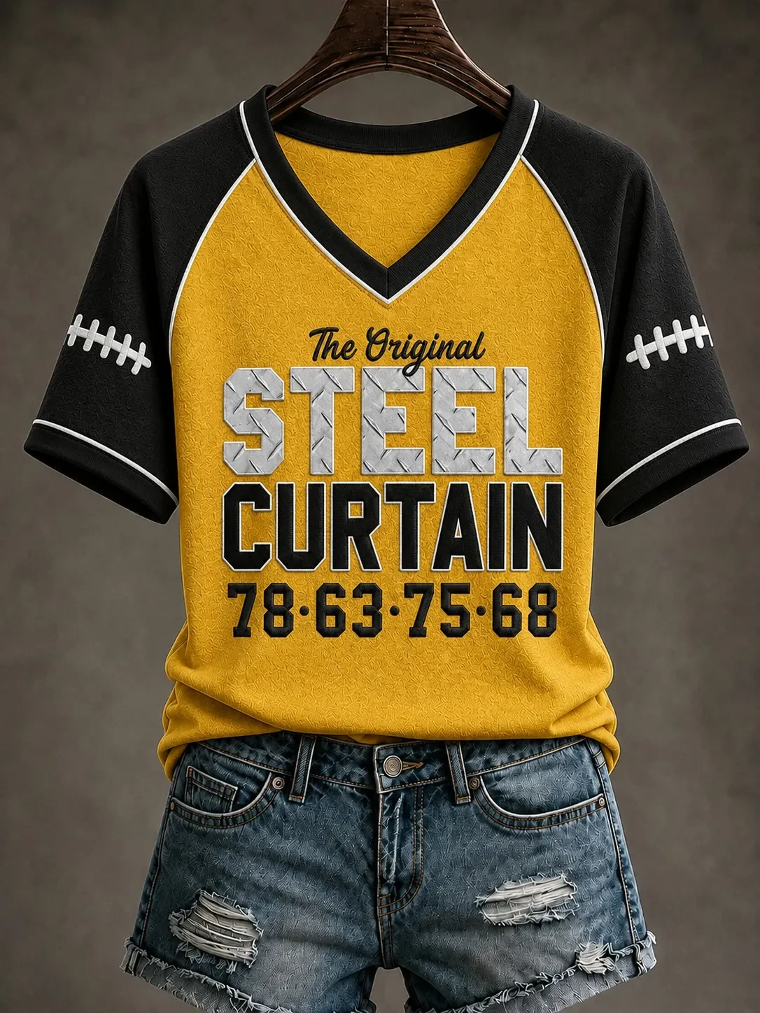 Pittsburgh Steelers Merch Pittsburgh Football V-Neck T-Shirt Steelers Nation Fan Gift Pittsburgh Steelers Merch Pittsburgh Football V-Neck T-Shirt Steelers Nation Fan Gift