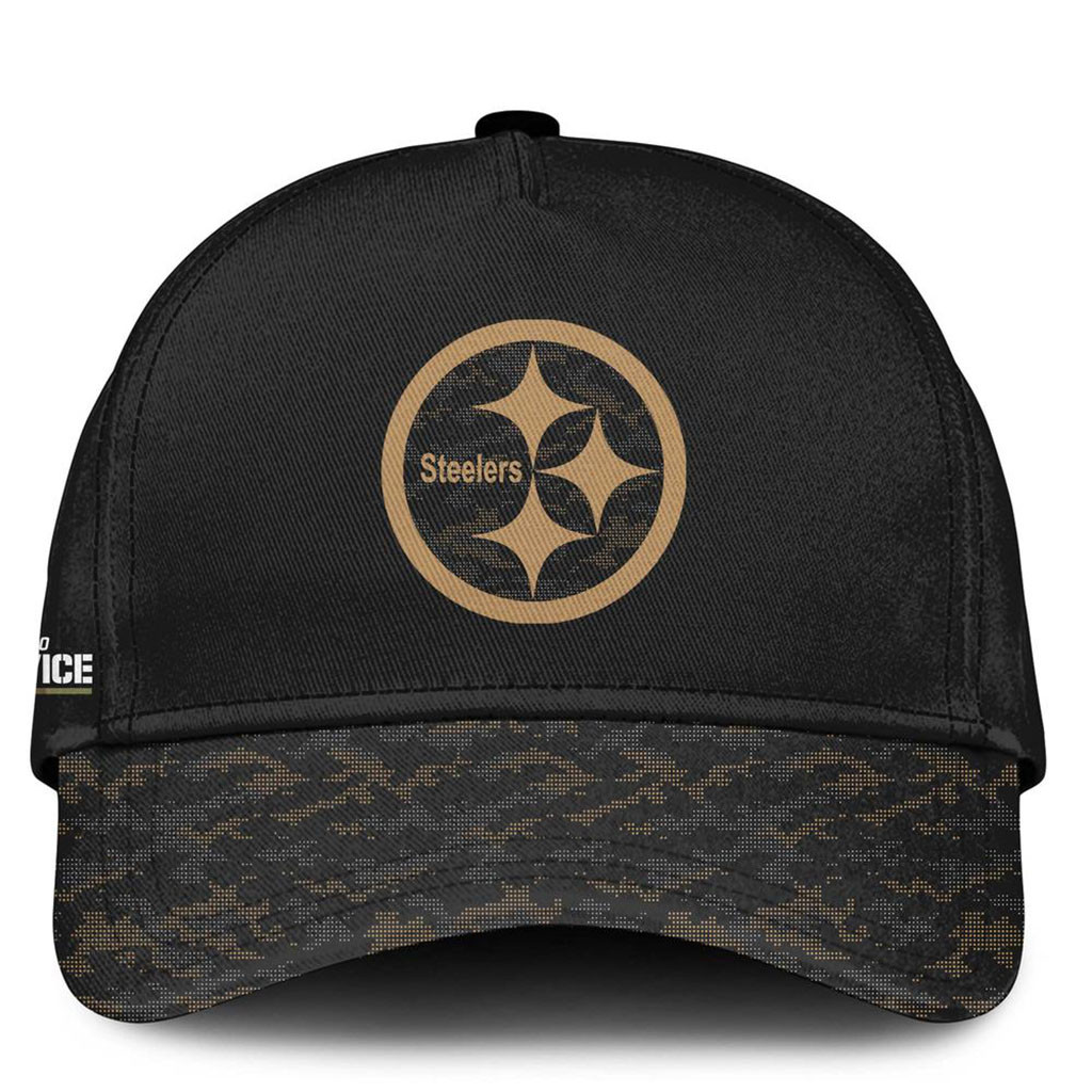Pittsburgh Steelers Salute To Service 2026 Camo Hat Steelers Merch Football Fan Gift Ideas