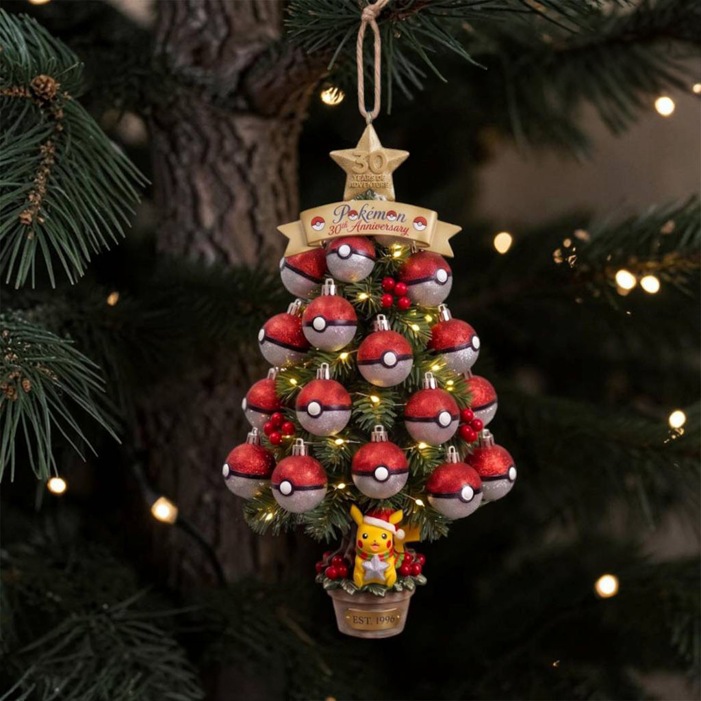 Pokemon 30th Anniversary Pokeball Christmas Ornament Pokemon Merch Xmas Tree Decor Ideas Pokemon 30th Anniversary Pokeball Christmas Ornament Pokemon Merch Xmas Tree Decor Ideas