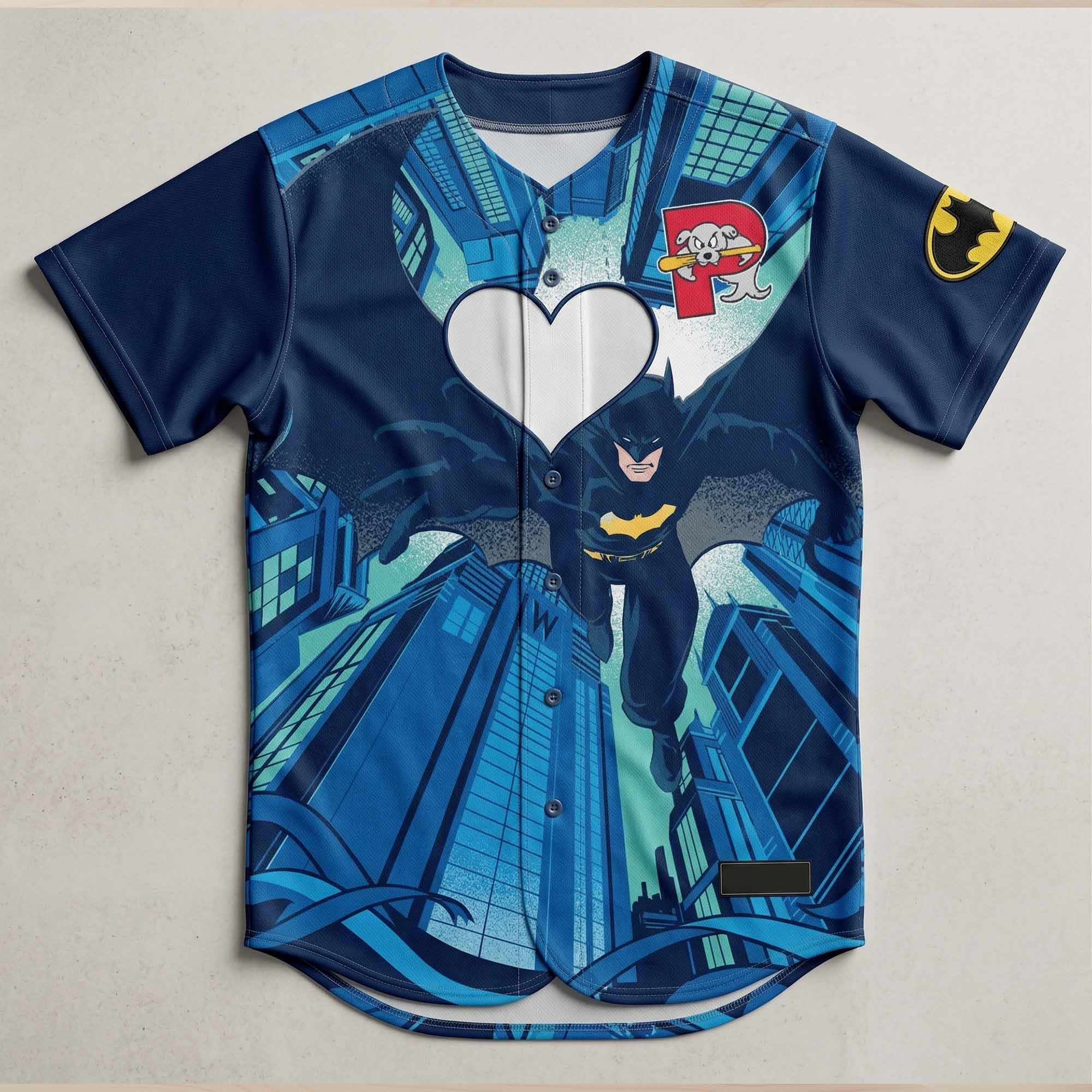 Portland Sea Dogs Batman Night Gotham City Jersey