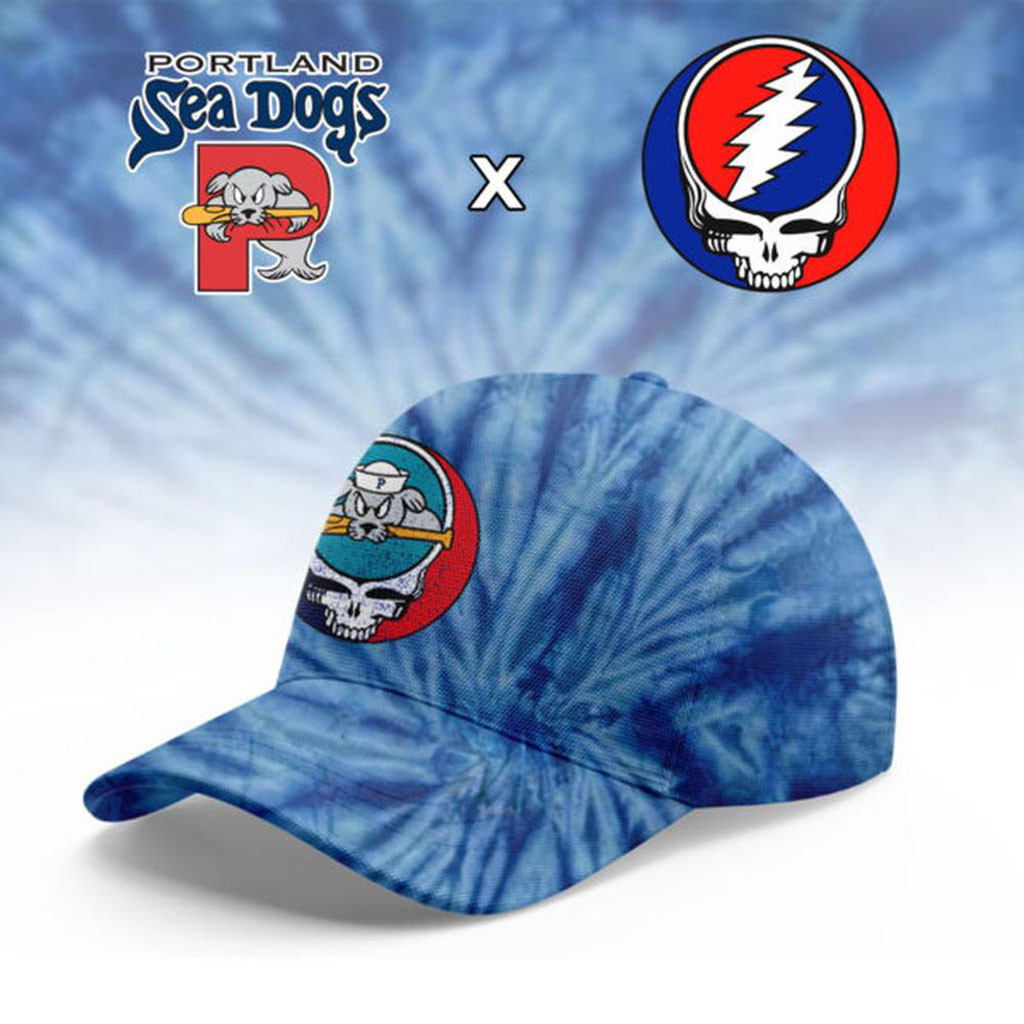Portland Sea Dogs X Grateful Dead Night 2026 Hat Sea Dogs Merch Present For Baseball Fans