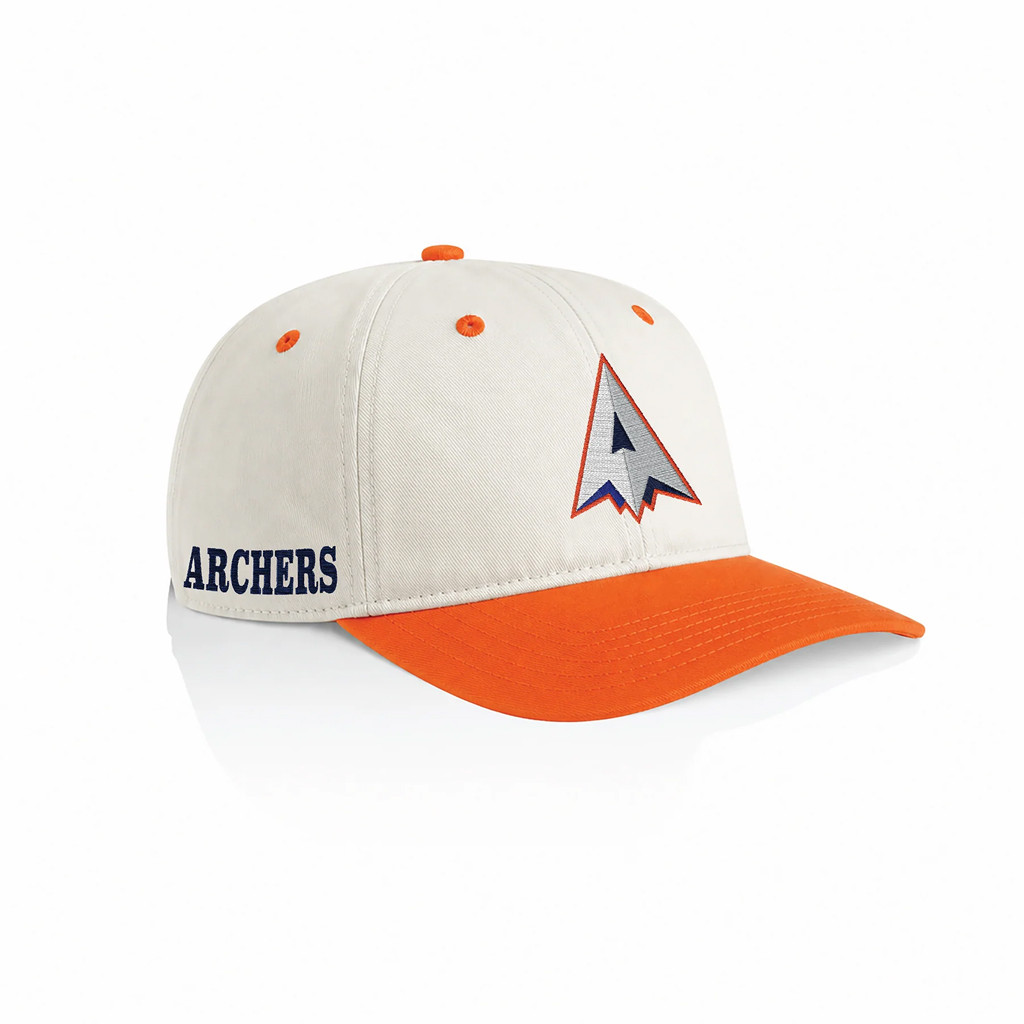 Premier Lacrosse League Merch 2026 Archers Lacrosse Club Throwback Hat Embroidered Fan Gifts