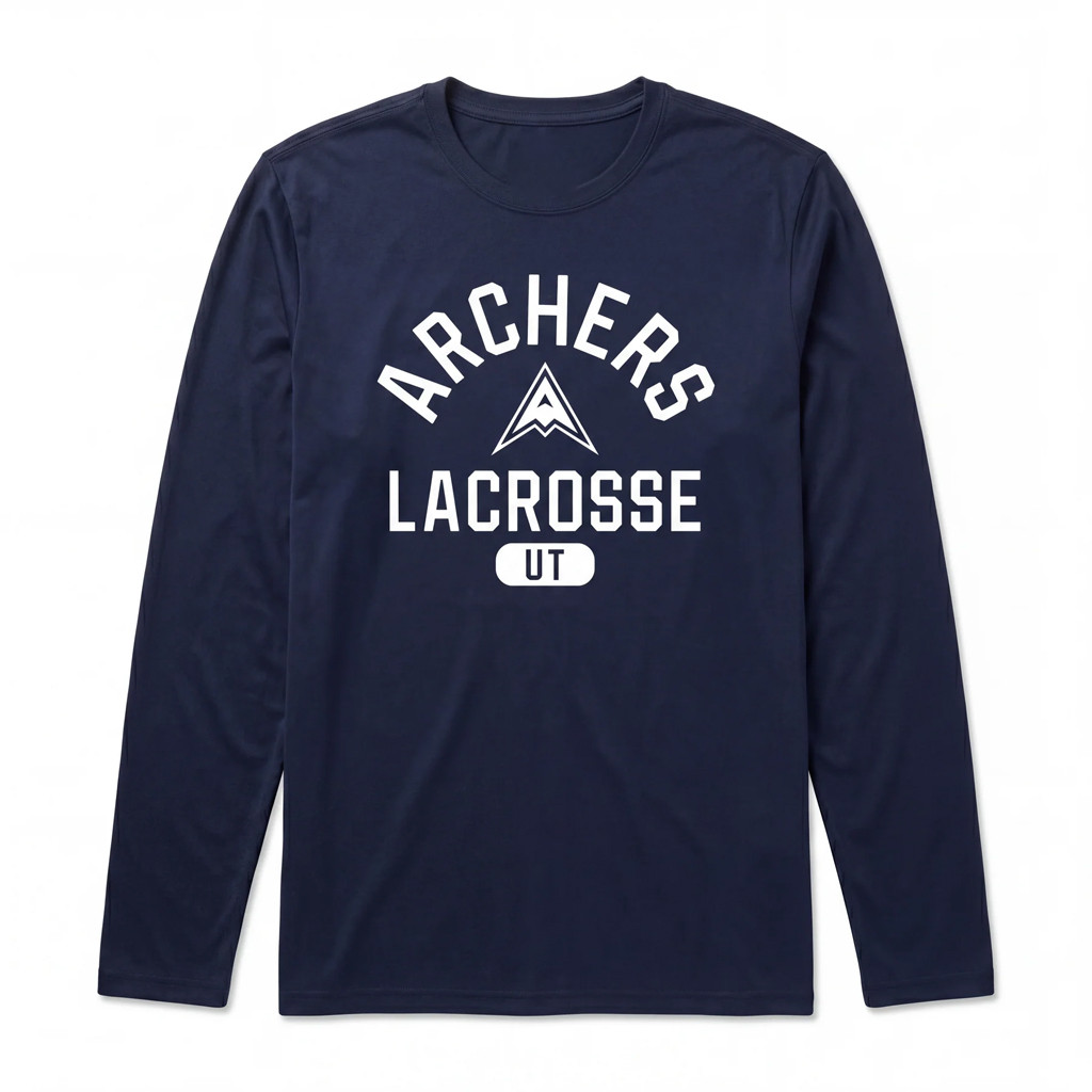 Premier Lacrosse League Merch 2026 Archers Lacrosse UT Long Sleeve Shirt Utah Archers Merch Premier Lacrosse League Merch 2026 Archers Lacrosse UT Long Sleeve Shirt Utah Archers Merch
