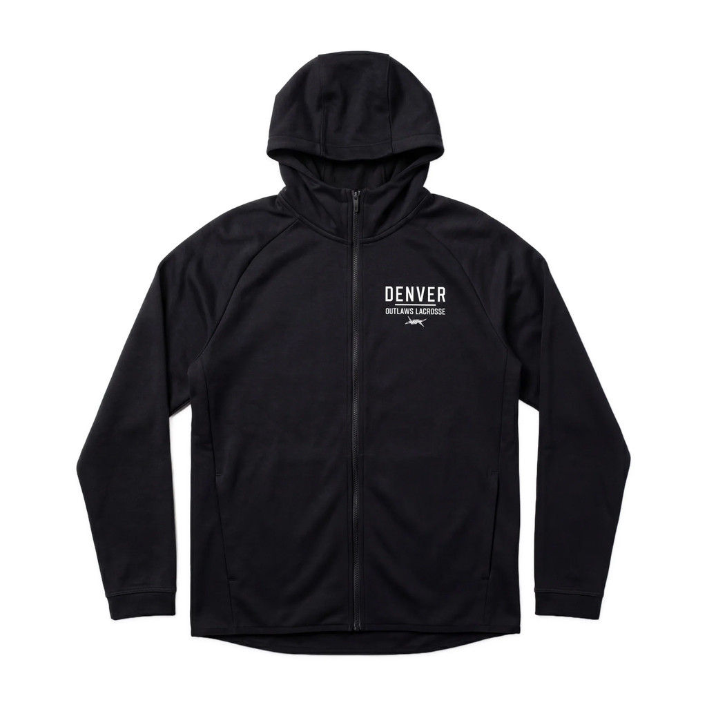 Premier Lacrosse League Merch 2026 Denver Outlaws Showtime Therma-Flex Lacrosse Zip Hoodie Premier Lacrosse League Merch 2026 Denver Outlaws Showtime Therma-Flex Lacrosse Zip Hoodie