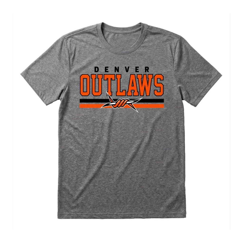 Premier Lacrosse League Merch 2026 Denver Outlaws Sixes League Stripe T-Shirt Gifts For Him Premier Lacrosse League Merch 2026 Denver Outlaws Sixes League Stripe T-Shirt Gifts For Him