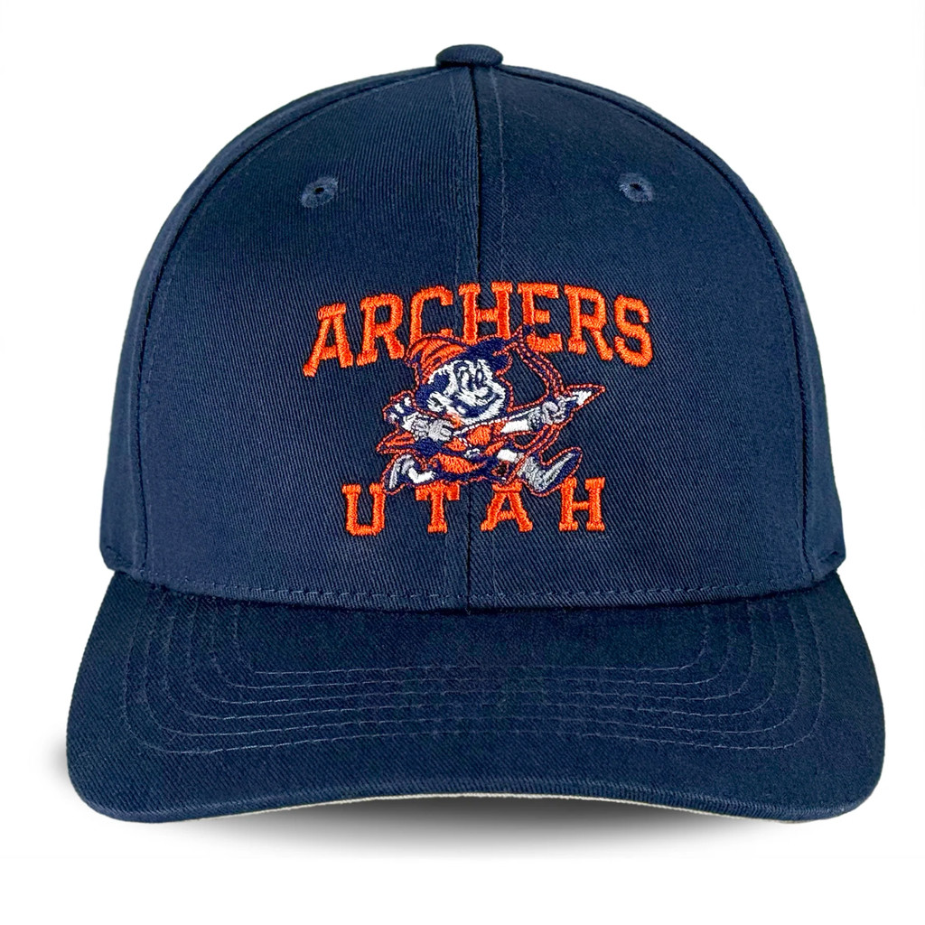 Premier Lacrosse League Merch 2026 Utah Archers Throwback Hat Embroidered Utah Archers Merch