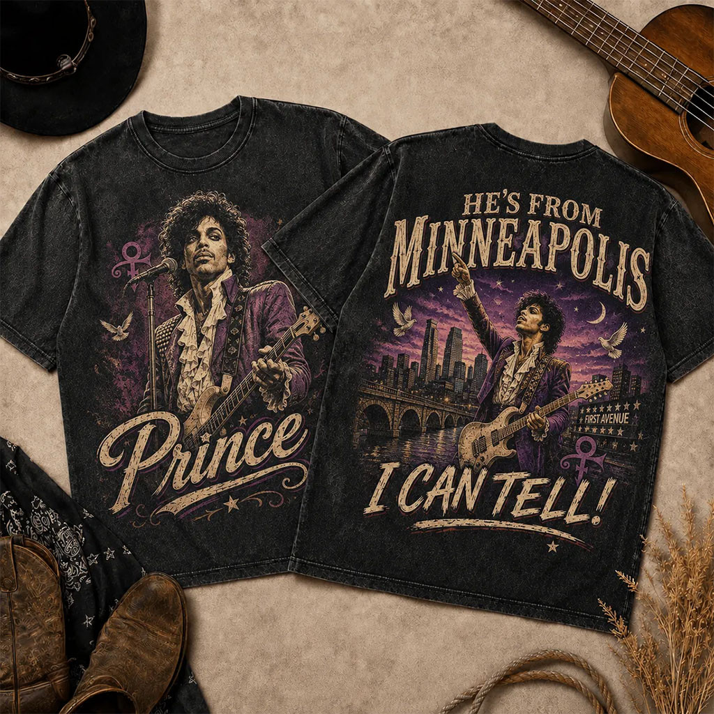 Prince Minneapolis Legacy Vintage T-Shirt Prince Merch Presents For Music Lovers
