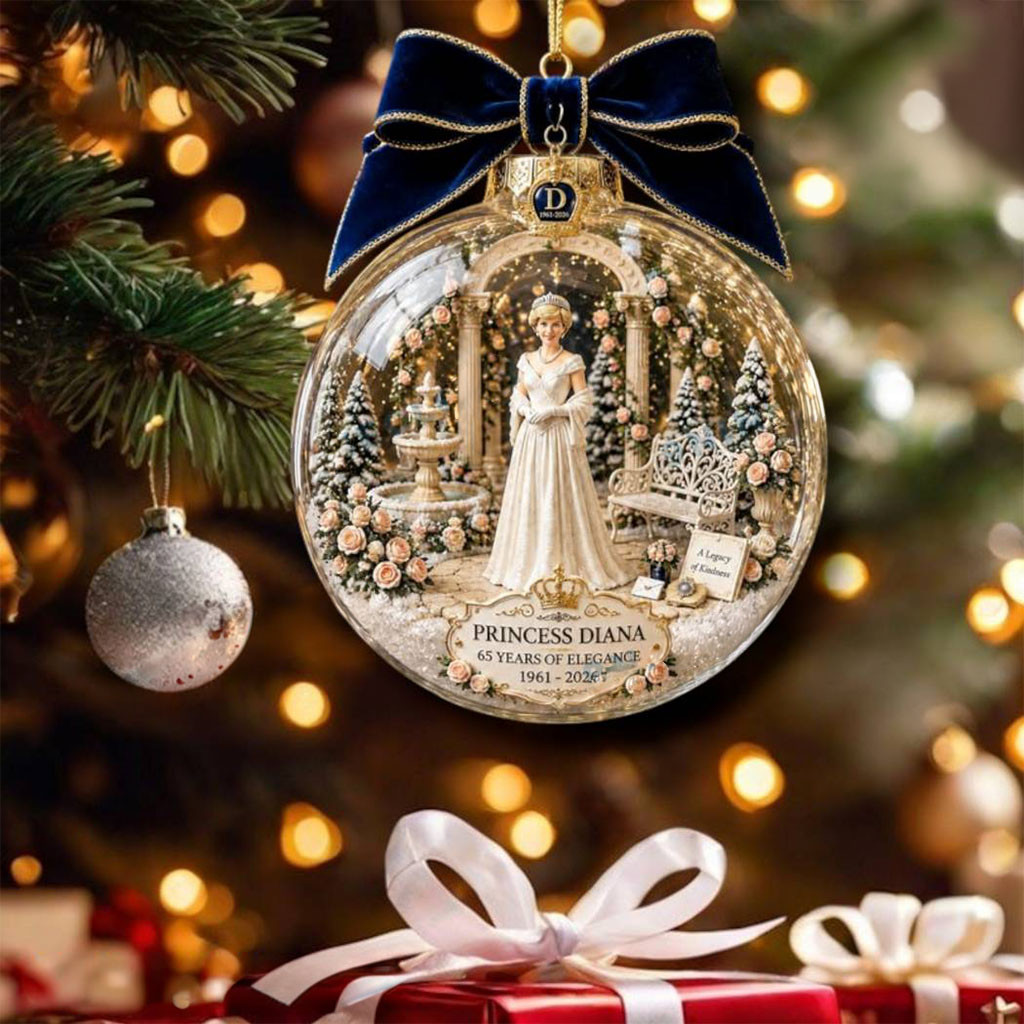 Princess Diana 65th Anniversary Christmas Snow Scene Ball Ornament Xmas Ornaments Holiday Decor Princess Diana 65th Anniversary Christmas Snow Scene Ball Ornament Xmas Ornaments Holiday Decor